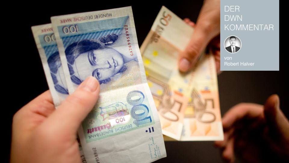 Über die Sehnsucht nach der guten alten Zeit vor dem Euro
