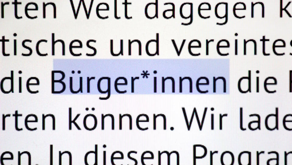 Gesellschaft für deutsche Sprache: Das „Gendersternchen“ verhunzt Grammatik und Rechtschreibung