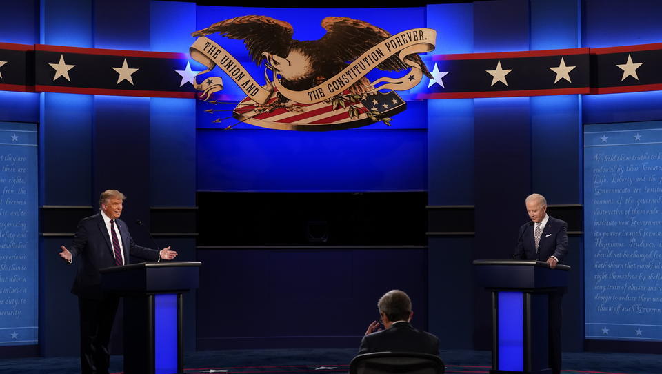 US-Wahlkampf: Erstes TV-Duell zwischen Trump und Biden verläuft chaotisch, Märkte werden nervös