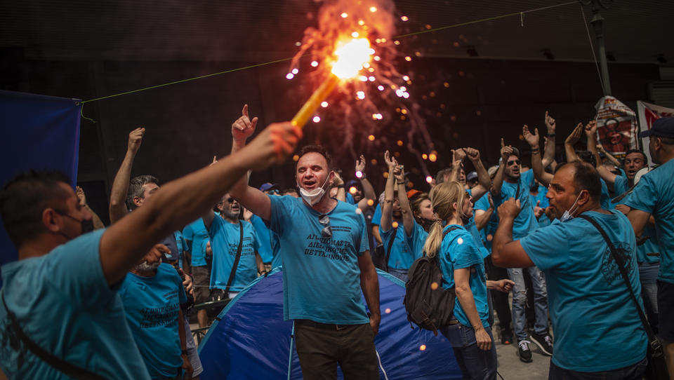 Griechenland: Tausende fordern Ende von Diskriminierung ungeimpfter Bürger