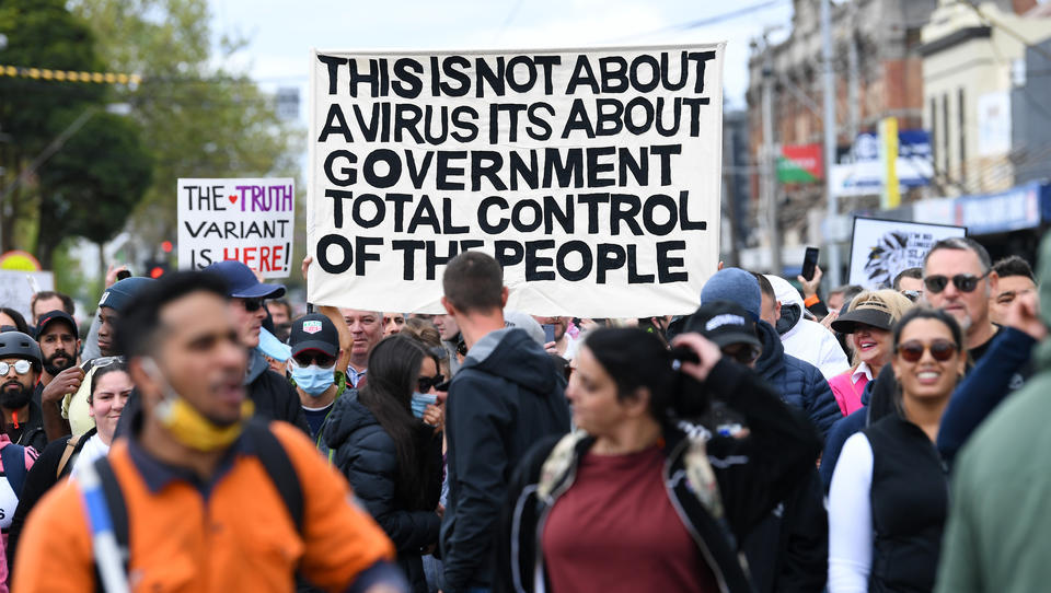 Australien: Proteste gegen Impfzwang und Lockdowns nehmen zu