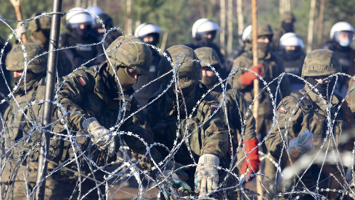 Migranten-Krise in Osteuropa: Baltische Staaten warnen vor militärischer Eskalation