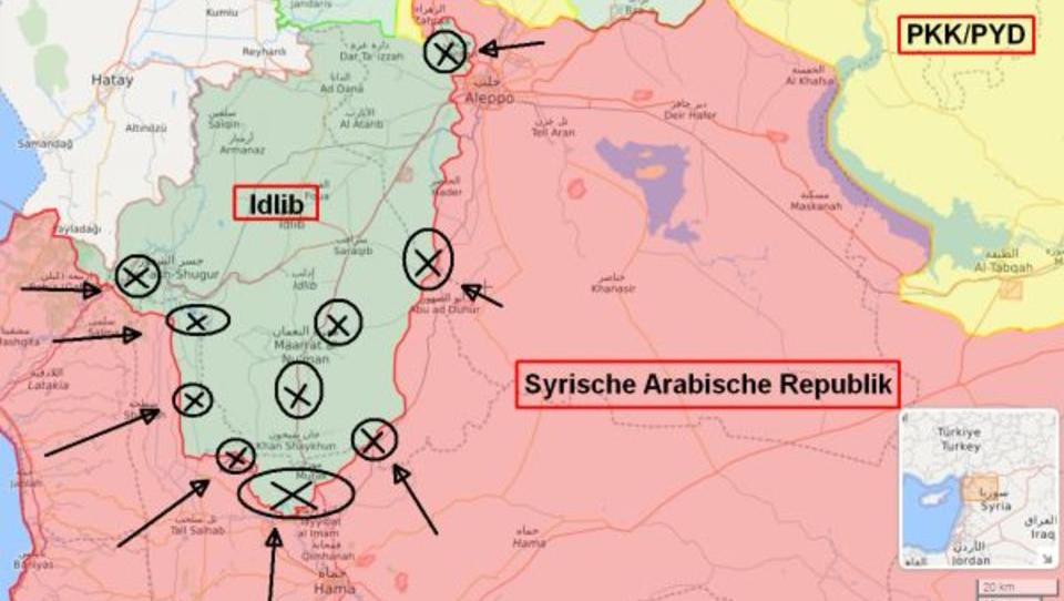 Syrien-Konflikt: Regierungstruppen starten Großoffensive in Idlib