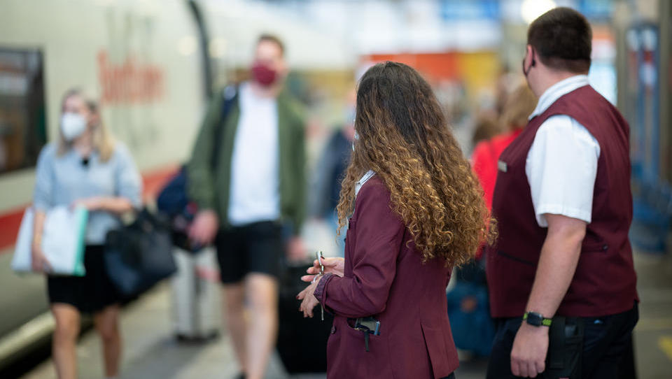 Deutsche Bahn: Infektionsrisiko in Zügen ist geringer als anderswo