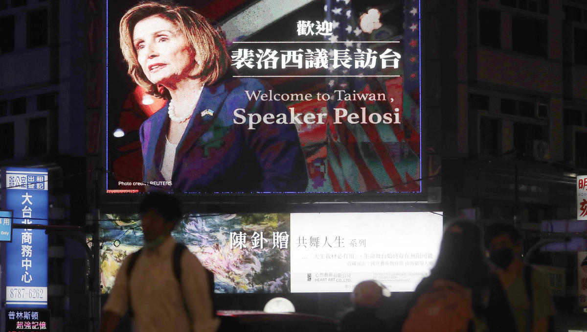 US-Politikerin Nancy Pelosi in Taiwan eingetroffen