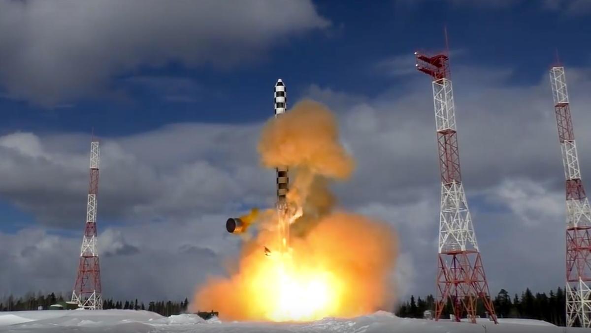 Russland nimmt neue Interkontintalrakete Sarmat ab Herbst in Dienst