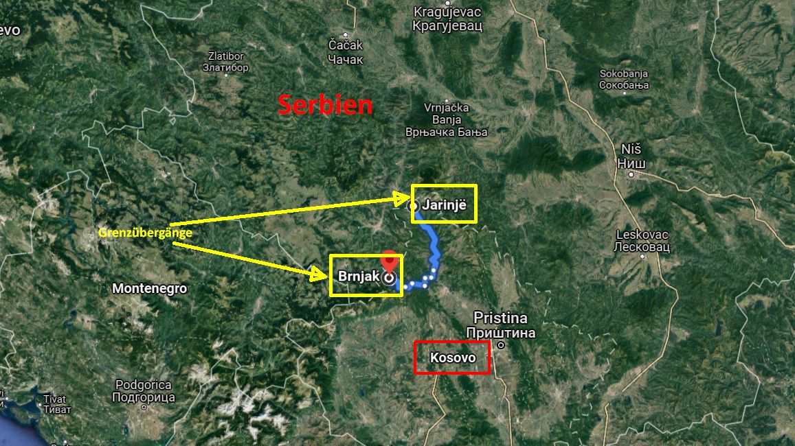 An der Grenze zwischen Serbien und dem Kosovo wird wieder gezündelt