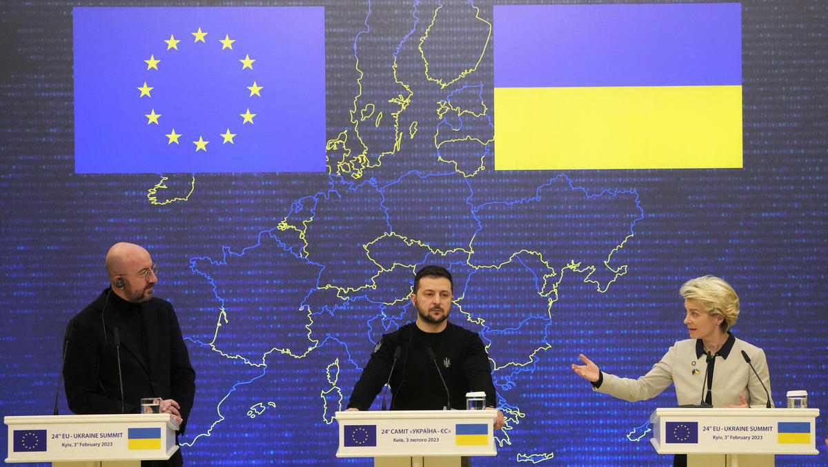 Luftalarm in Kiew während Ukraine-Gipfel über EU-Beitritt