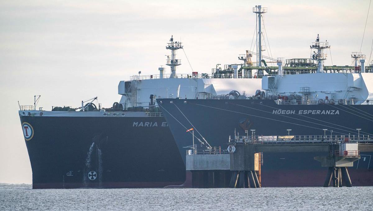  Wilhelmshaven: Erster LNG-Tanker bringt Flüssiggas aus den USA