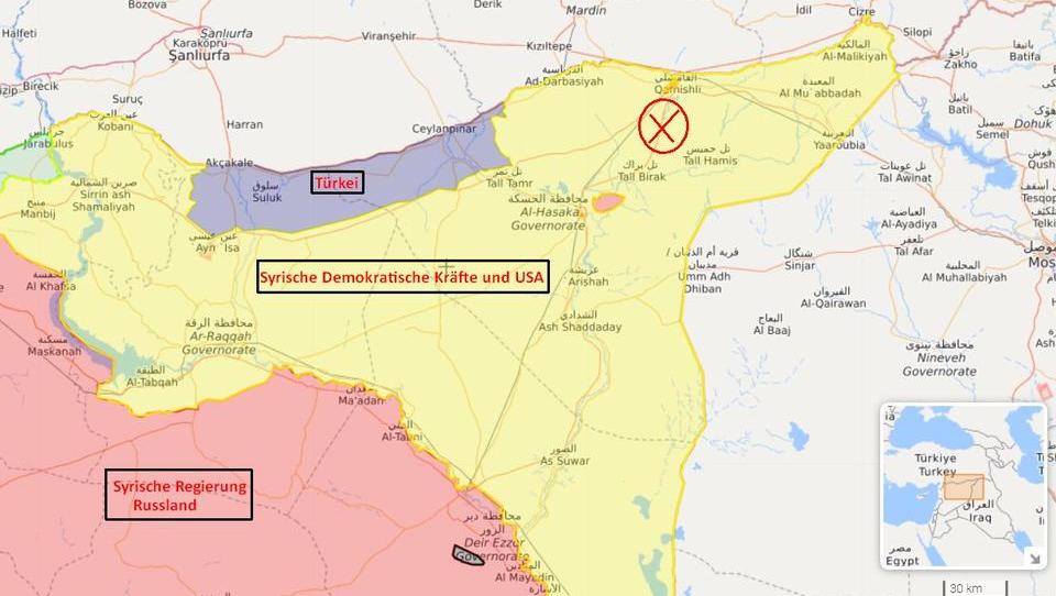 Gefechte zwischen syrischer Armee und US-Truppen 