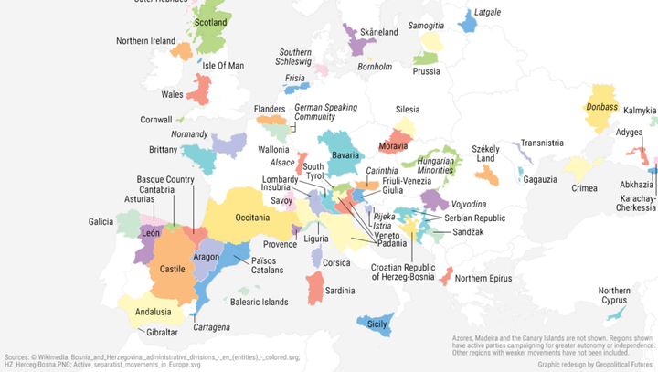 Landkarte im Jahr 2050: Auf dem europäischen Schachbrett bahnt sich eine Katastrophe an