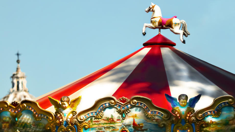 Die Börse wurde in einen Zirkus verwandelt