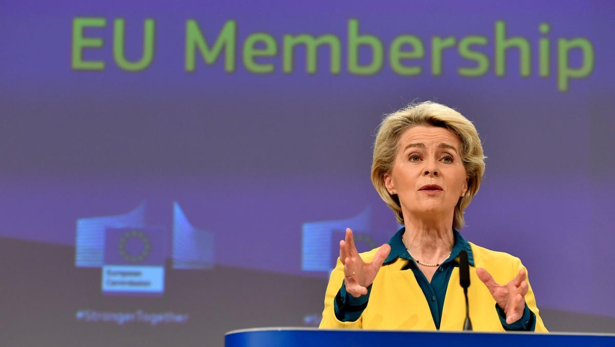 EU-Kommission will Beitrittskandidatenstatus für Ukraine