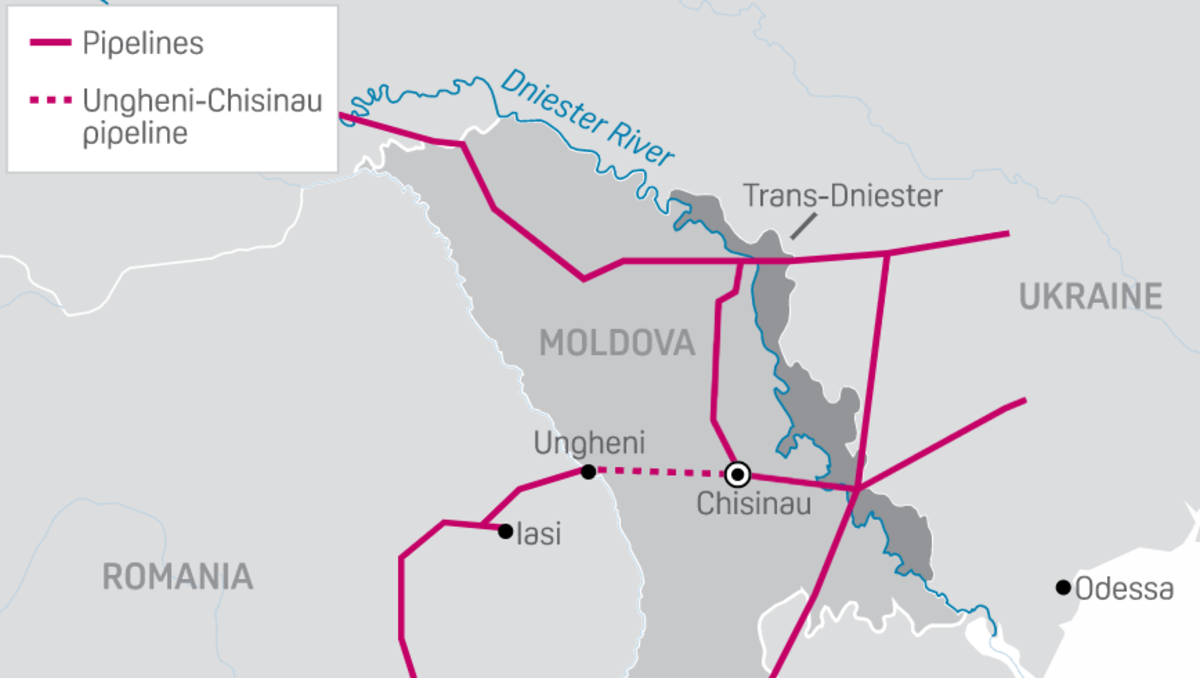 Gas-Streit zwischen Russland und Moldawien eskaliert