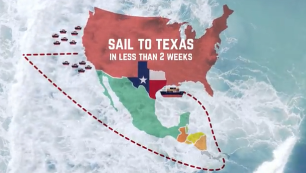 Gouverneur von Texas will Containerschiff-Blockade vor Kalifornien auflösen
