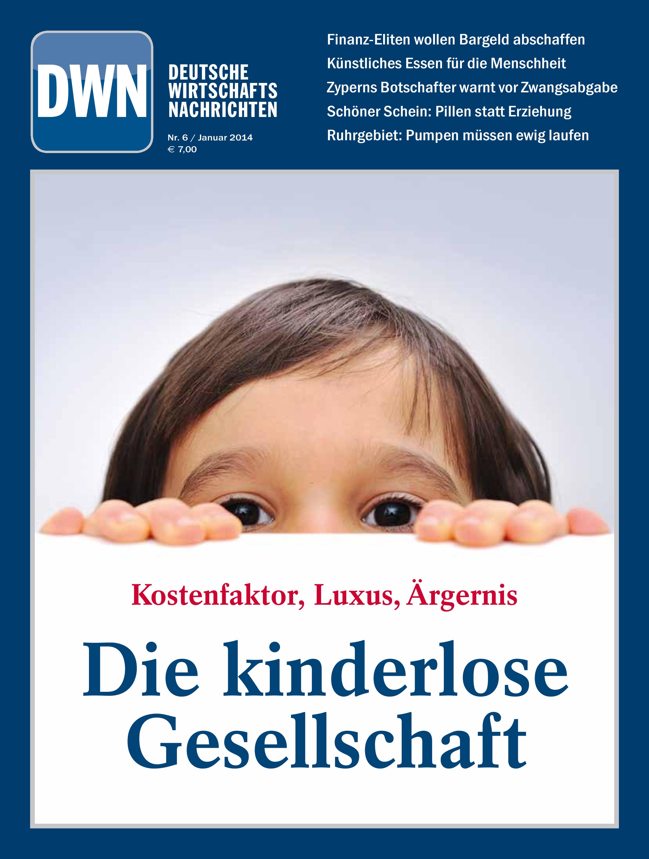 Die Kinderlose Gesellschaft, Januar 2014