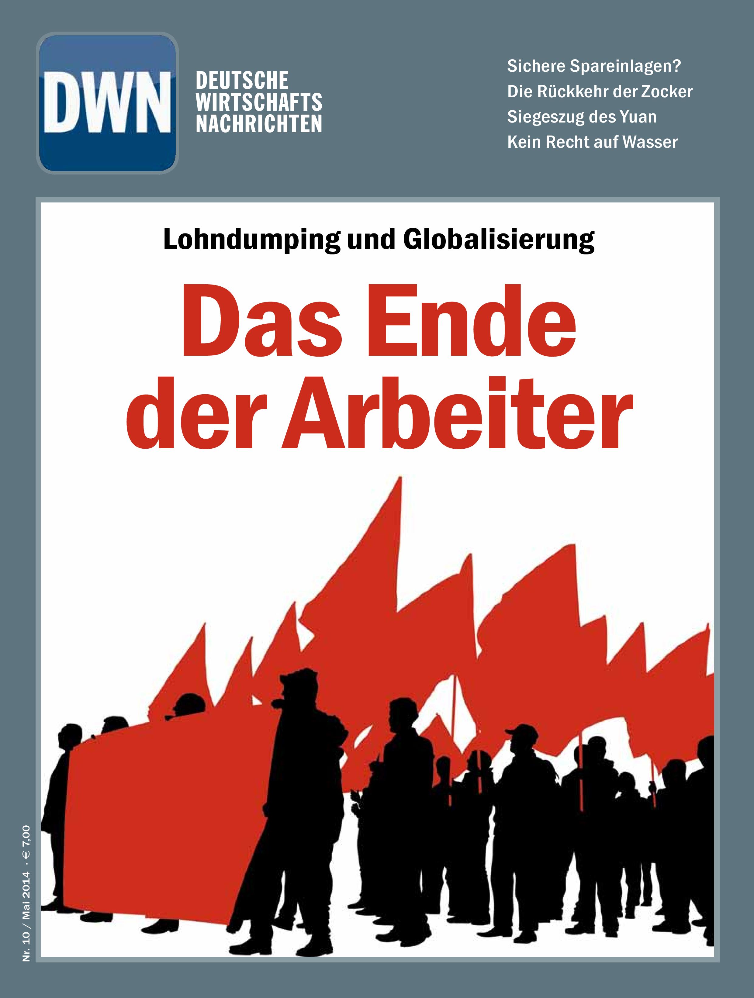 Das Ende der Arbeiter, Mai 2014