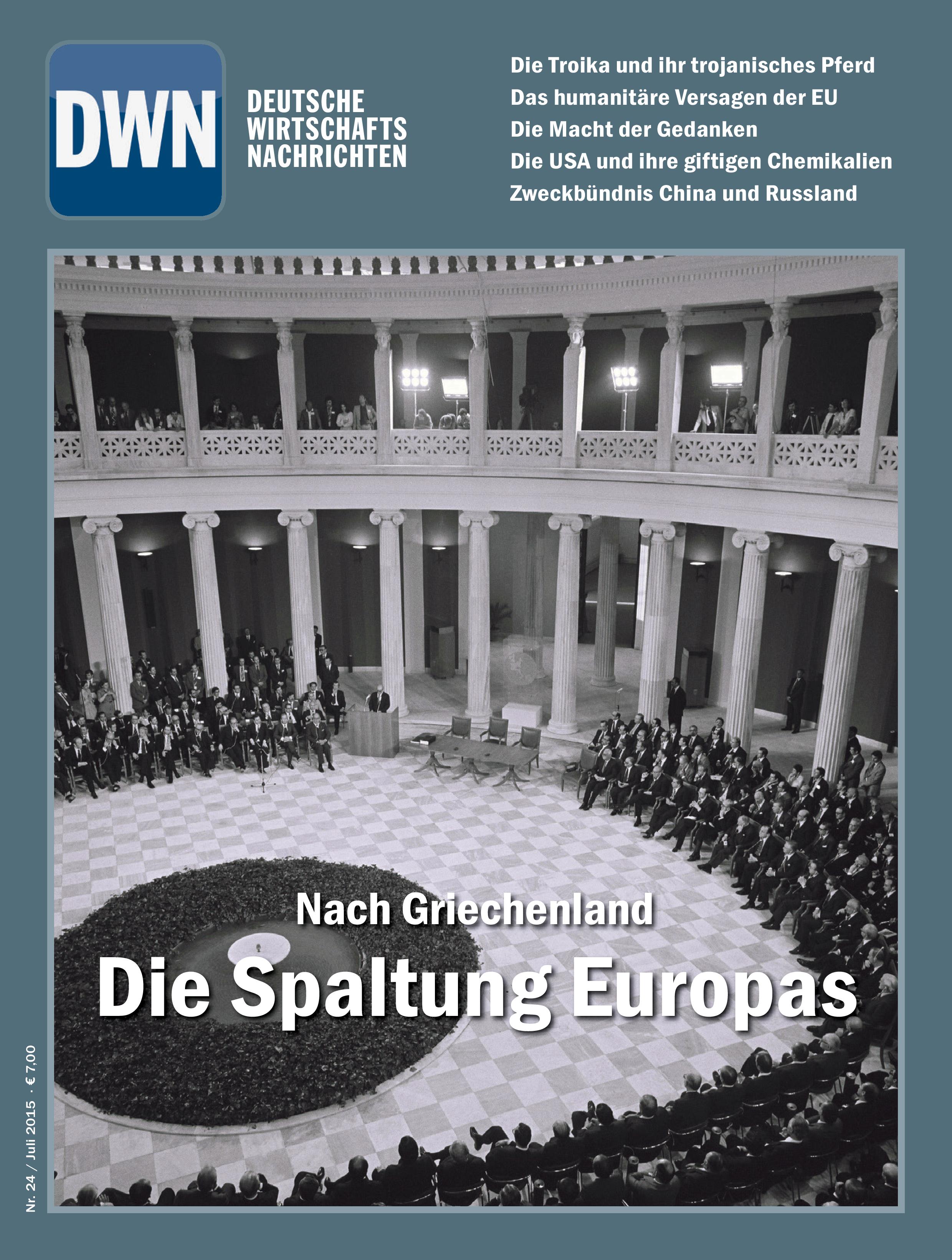 Nach Griechenland: Die Spaltung Europas, Juli 2015
