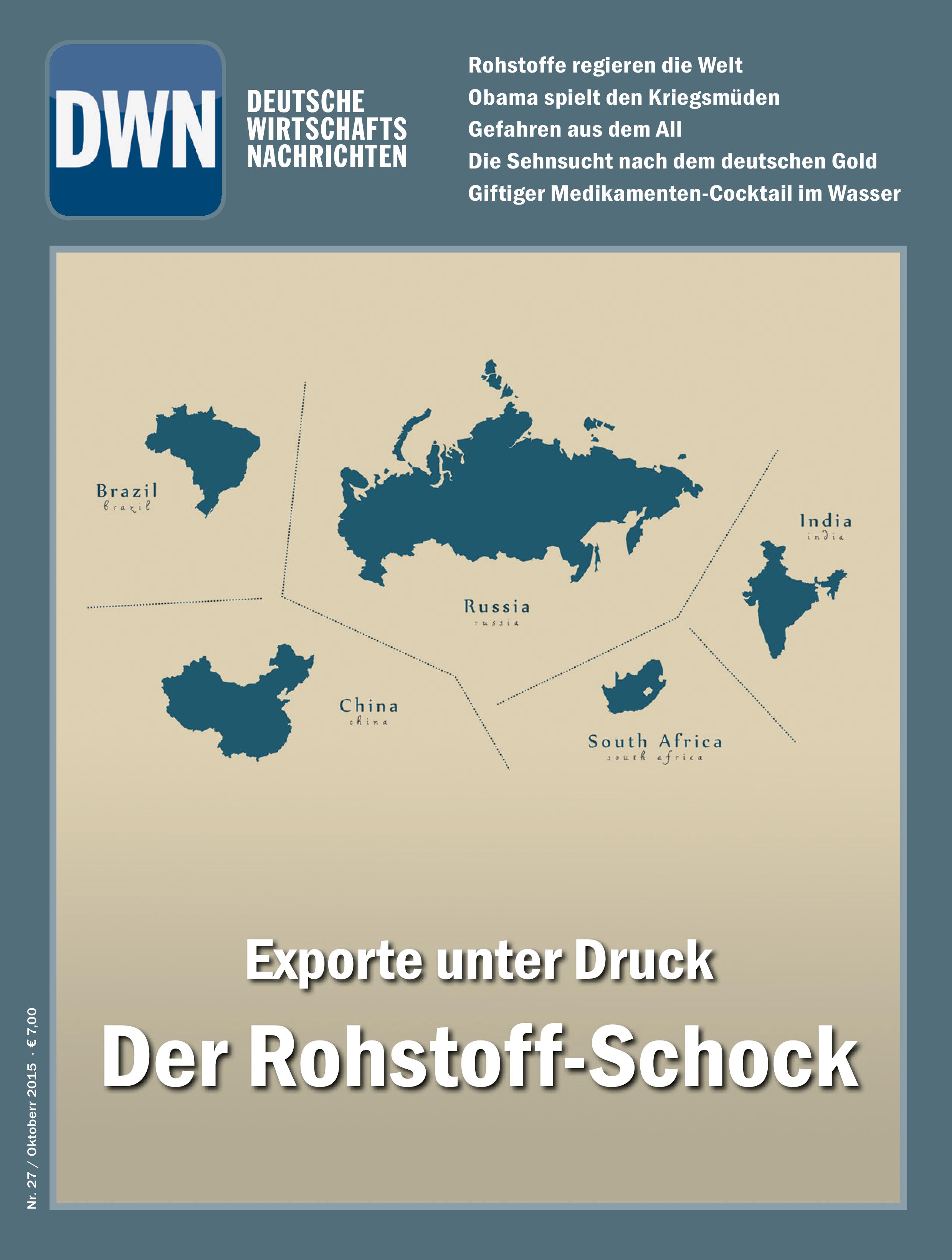 Exporte unter Druck: Der Rohstoff-Schock, Oktober 2015