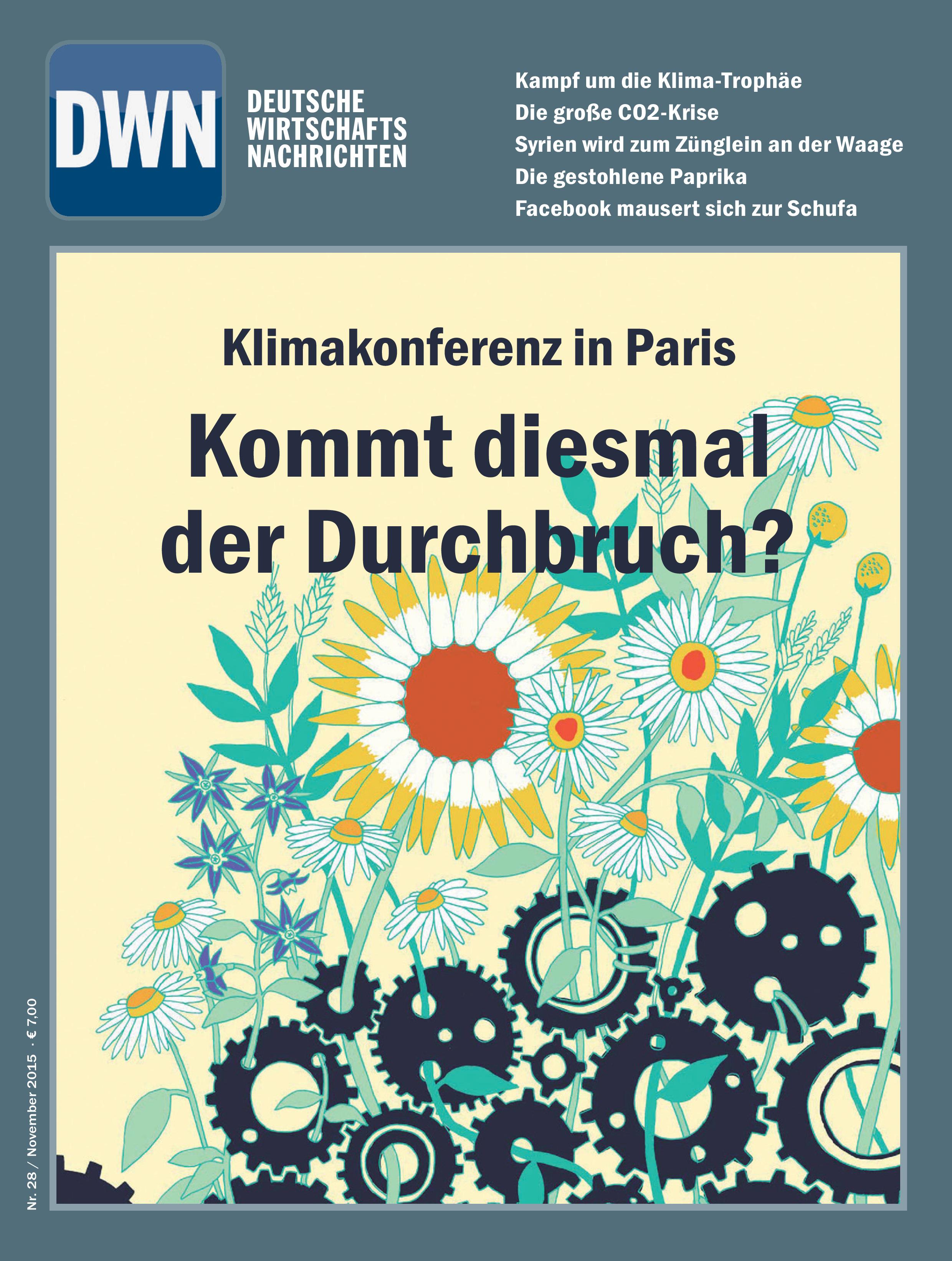 Klima-Konferenz in Paris: Kommt diesmal der Durchbruch?, November 2015