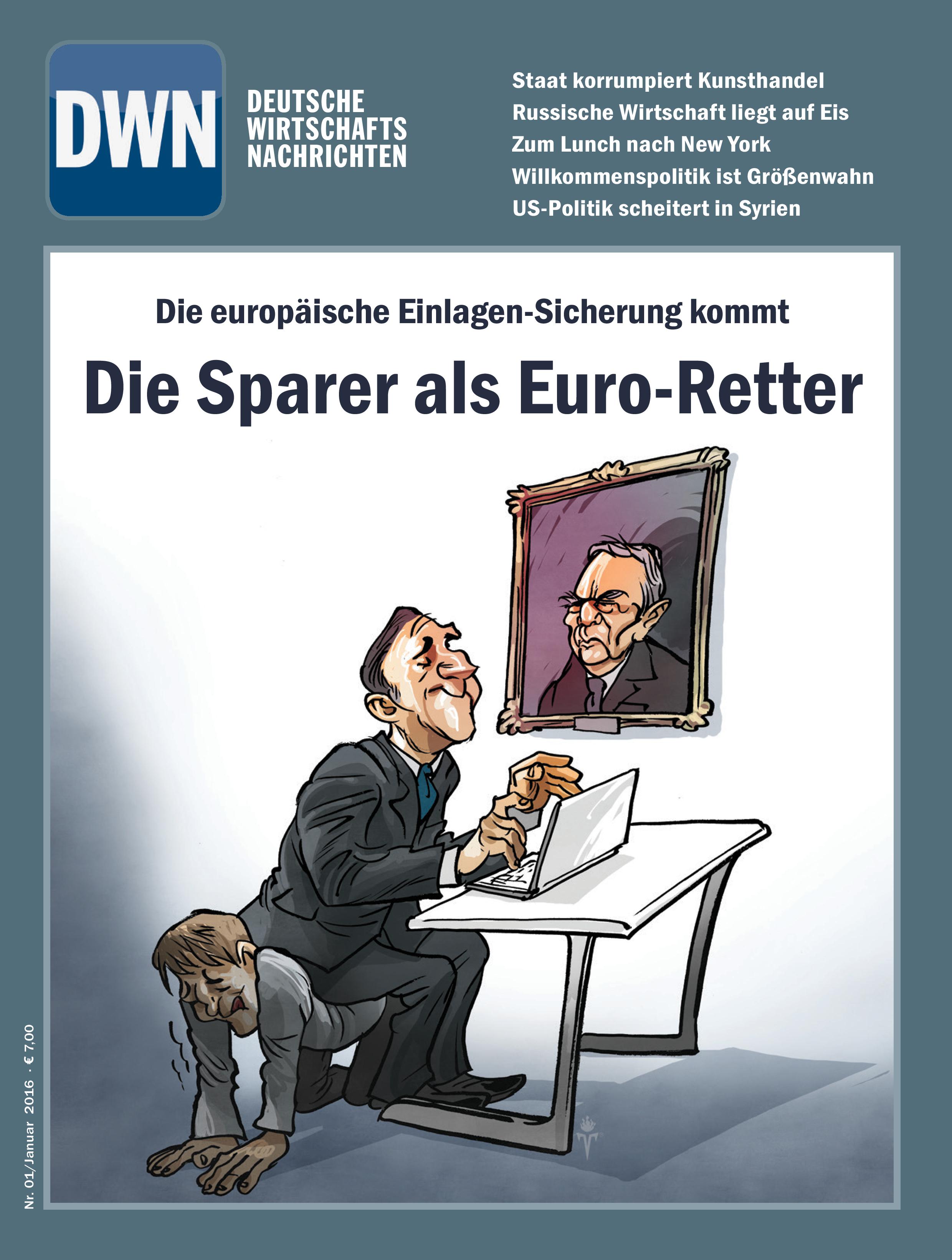 Die Sparer als Euro-Retter, Januar 2016