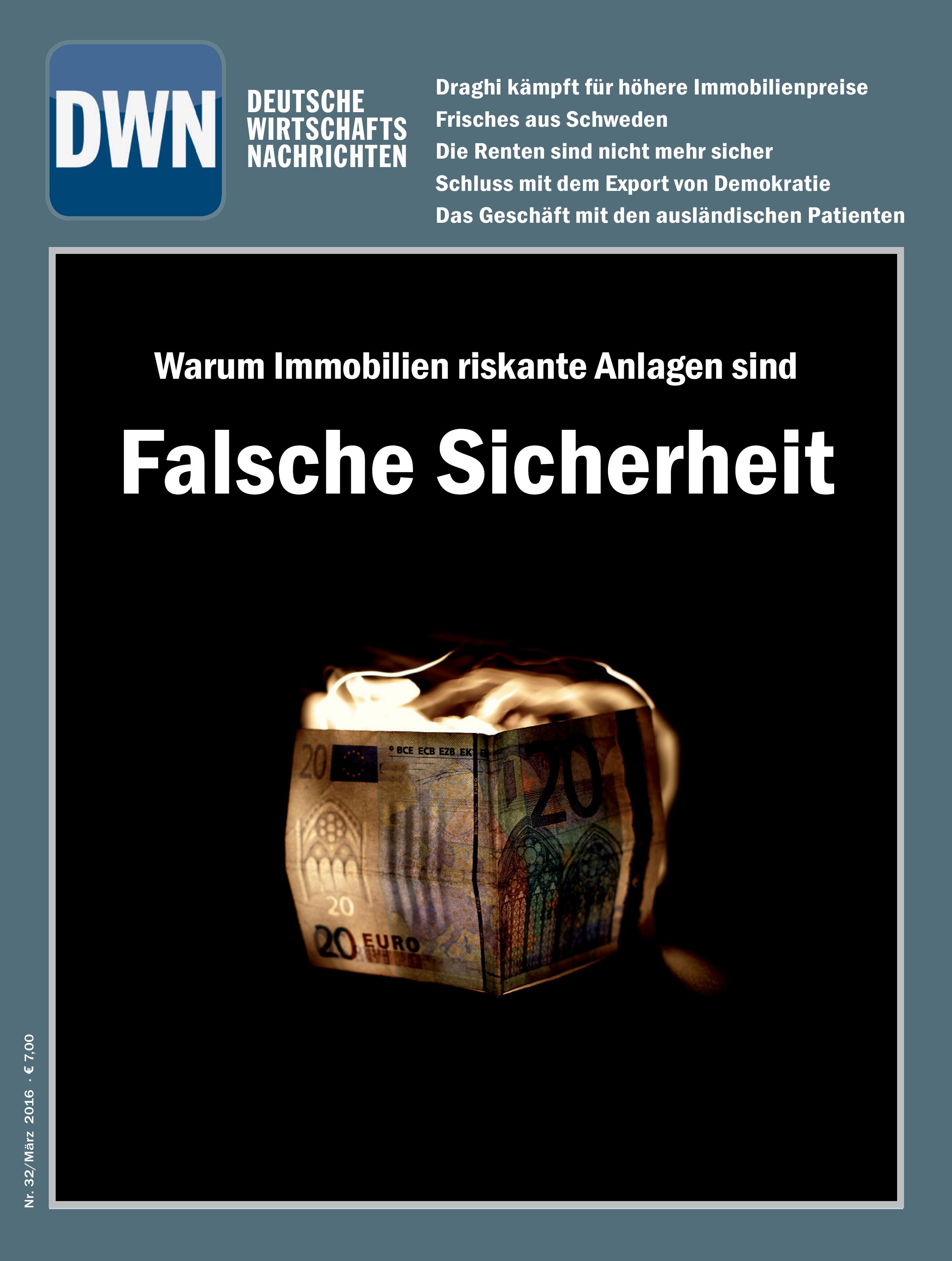 Falsche Sicherheit: Warum Immobilien riskante Anlagen sind, März 2016