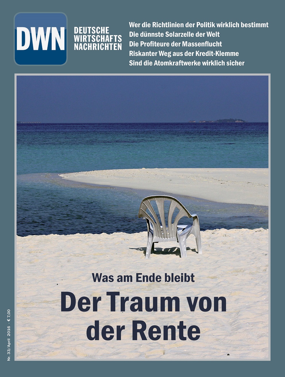 Der Traum von der Rente: Was am Ende bleibt, April 2016