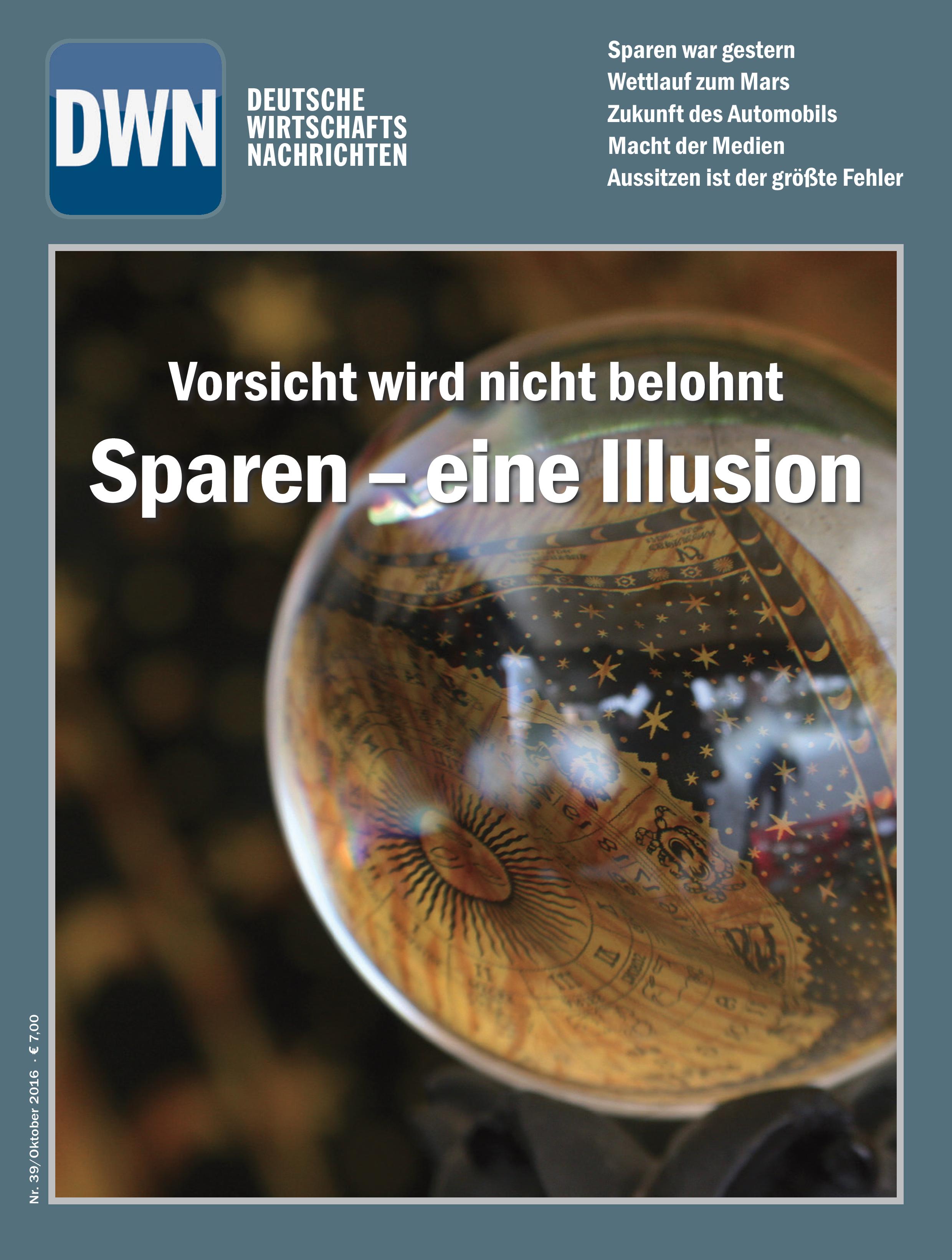 Vorsicht wird nicht belohnt: Sparen - eine Illusion, Oktober 2016