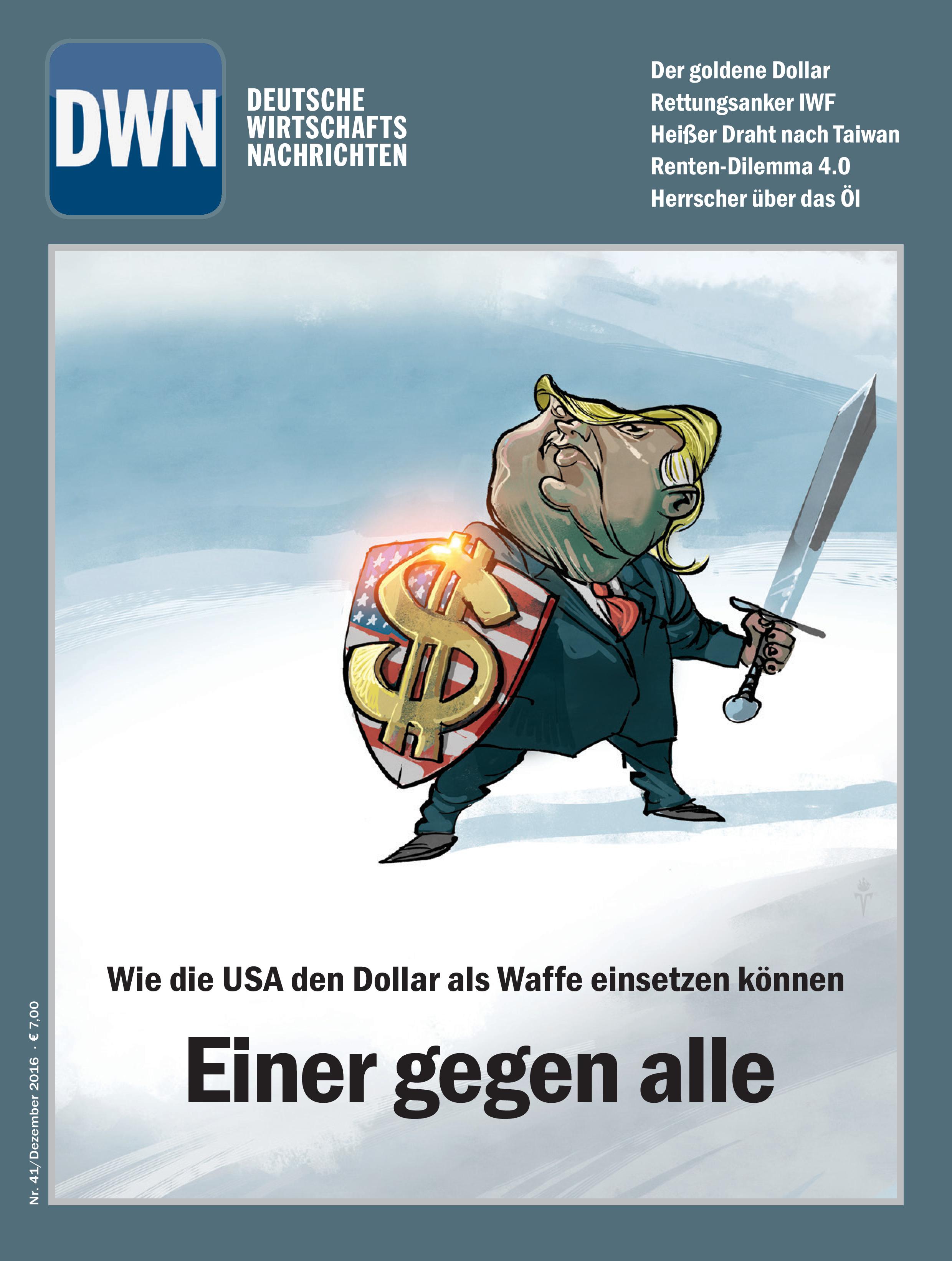 Einer gegen alle: Wie die USA den Dollar als Waffe einsetzen können, Dezember 2016