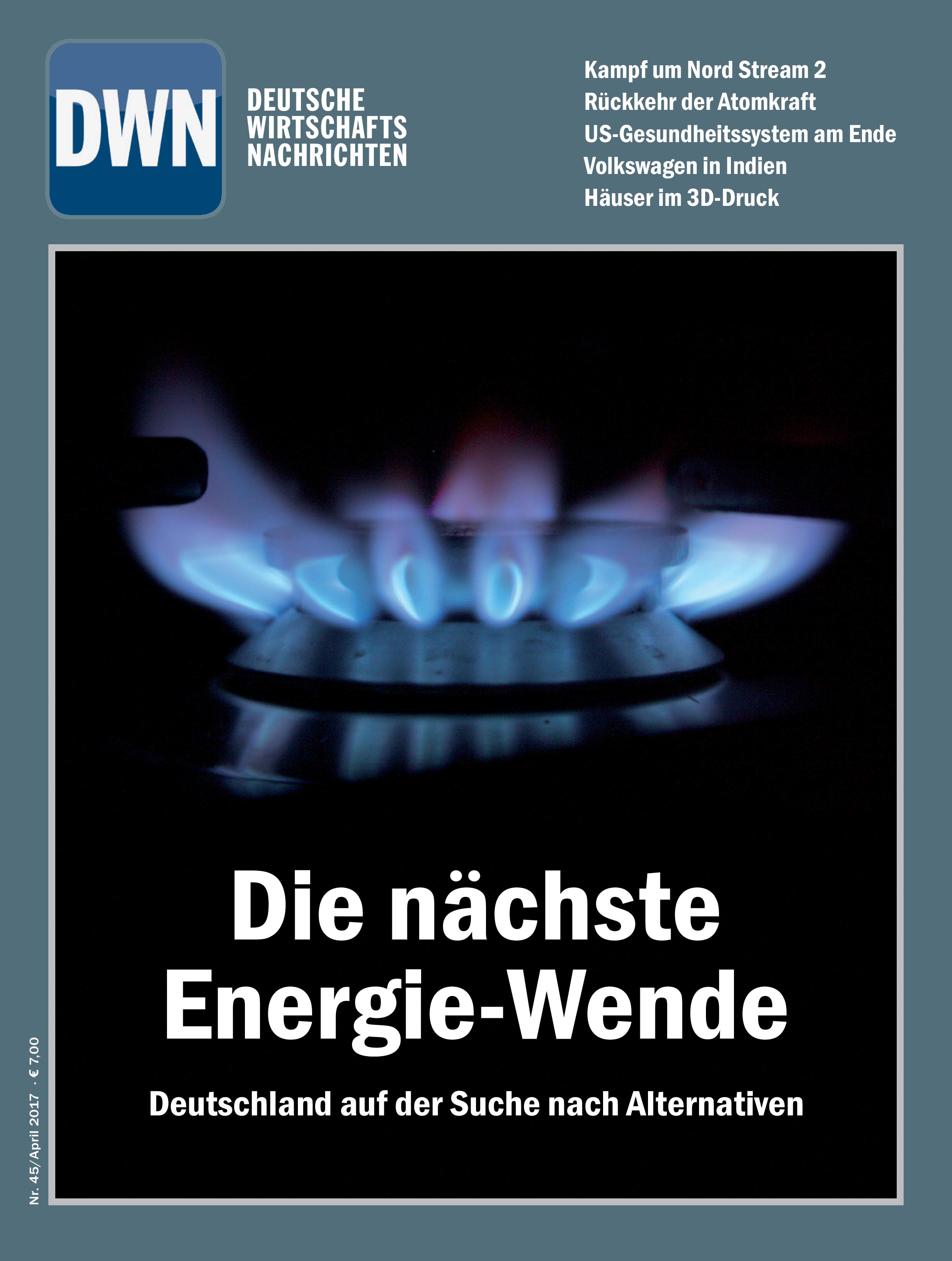 Die nächste Energiewende:Deutschland auf der Suche nach Alternativen, April 2017