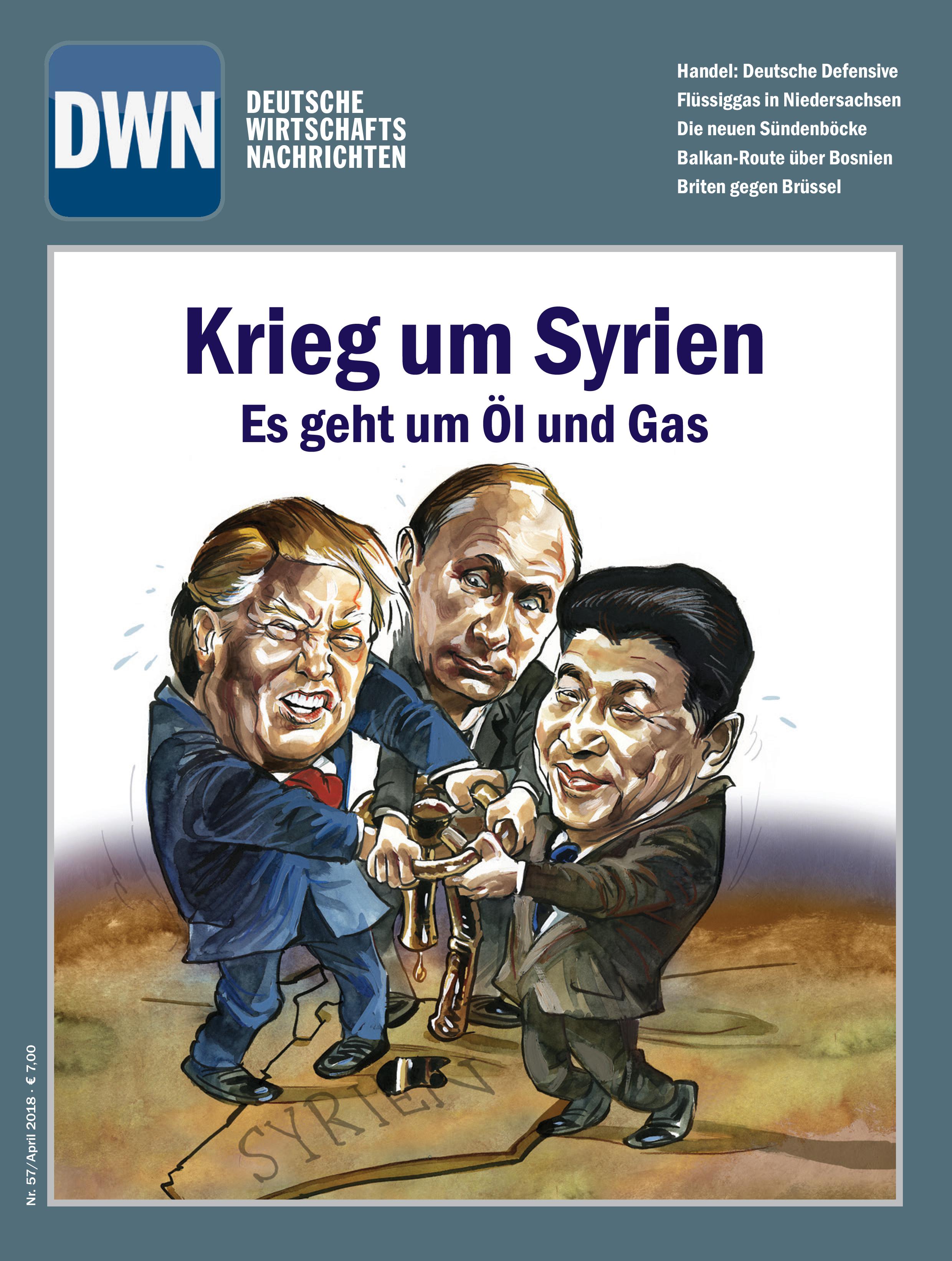 Krieg um Syrien: Es geht um Öl und Gas, April 2018