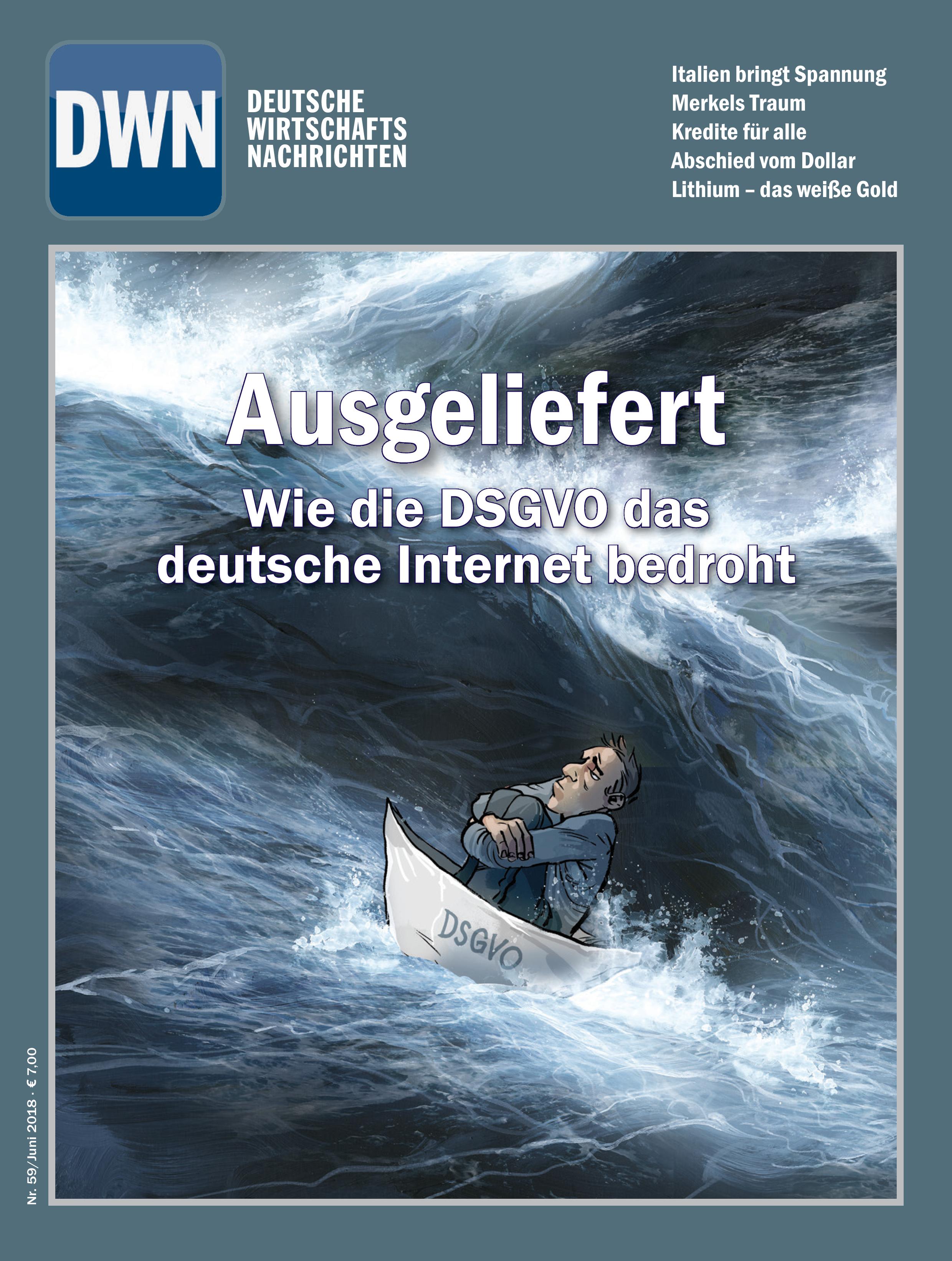 Ausgeliefert: Wie die DSGVO das deutsche Internet bedroht, Juni 2018