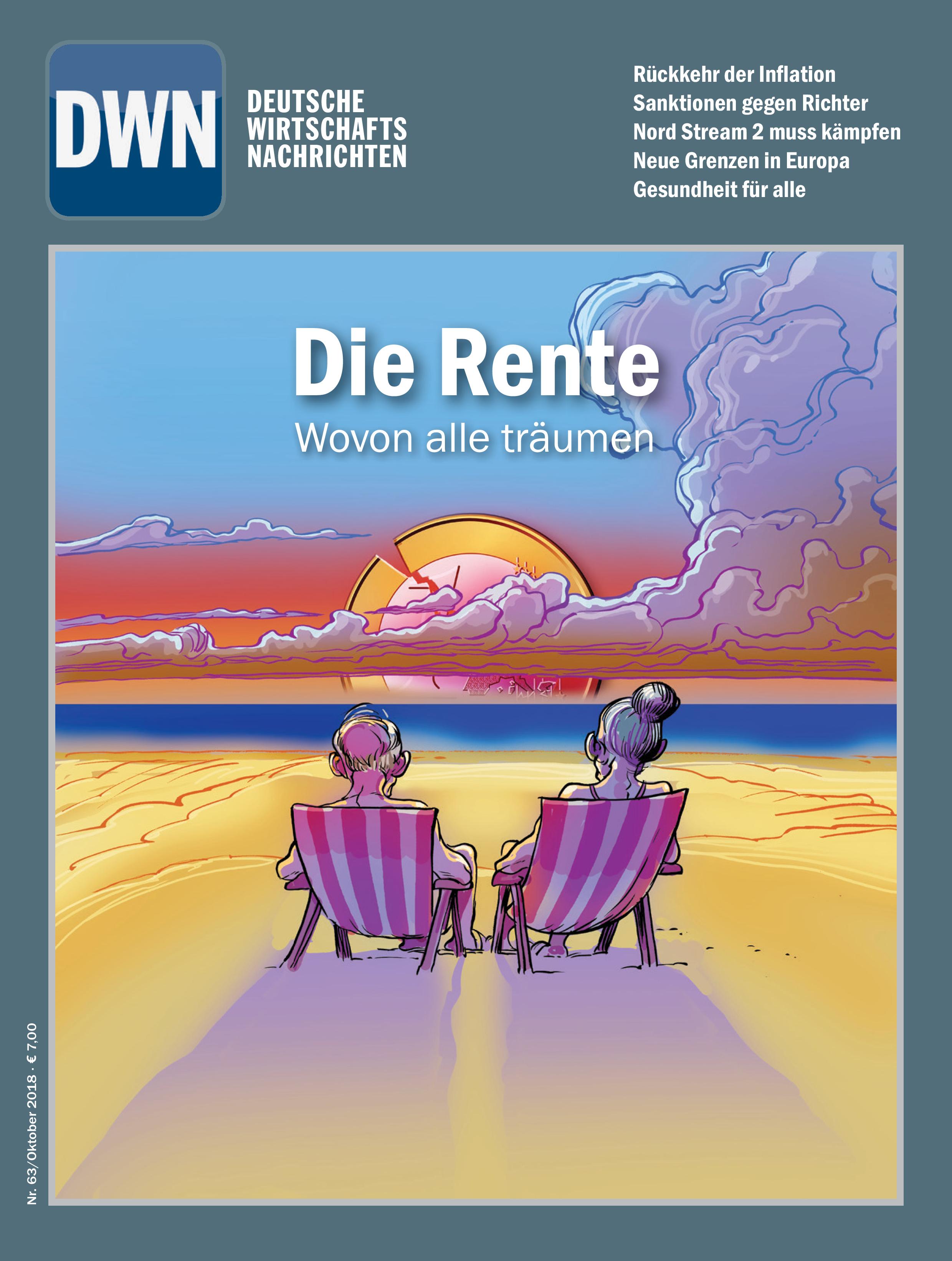 Die Rente: Wovon alle träumen, Oktober 2018