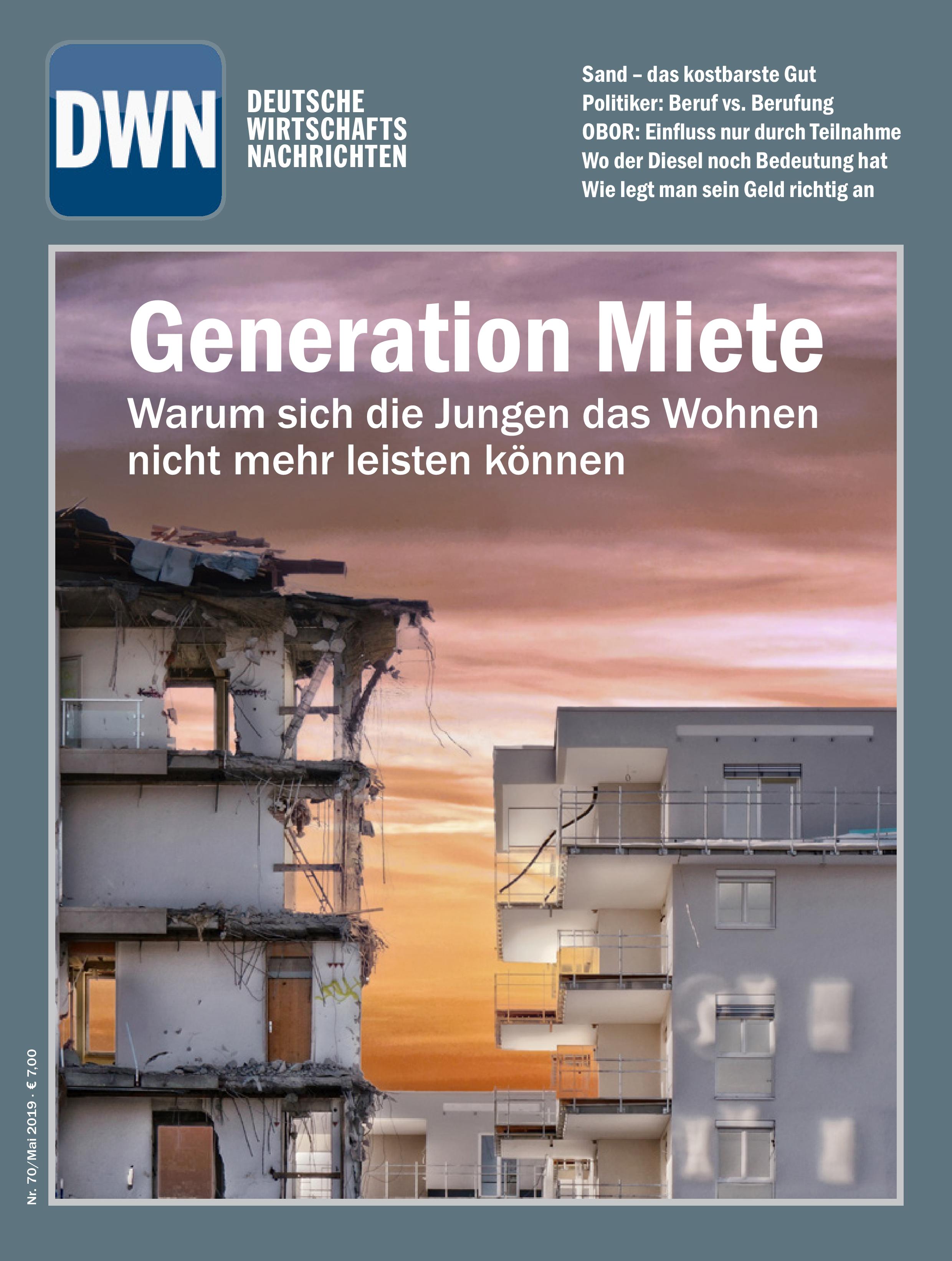 Generation Miete: Warum sich die Jungen das Wohnen nicht mehr leisten können, Mai 2019
