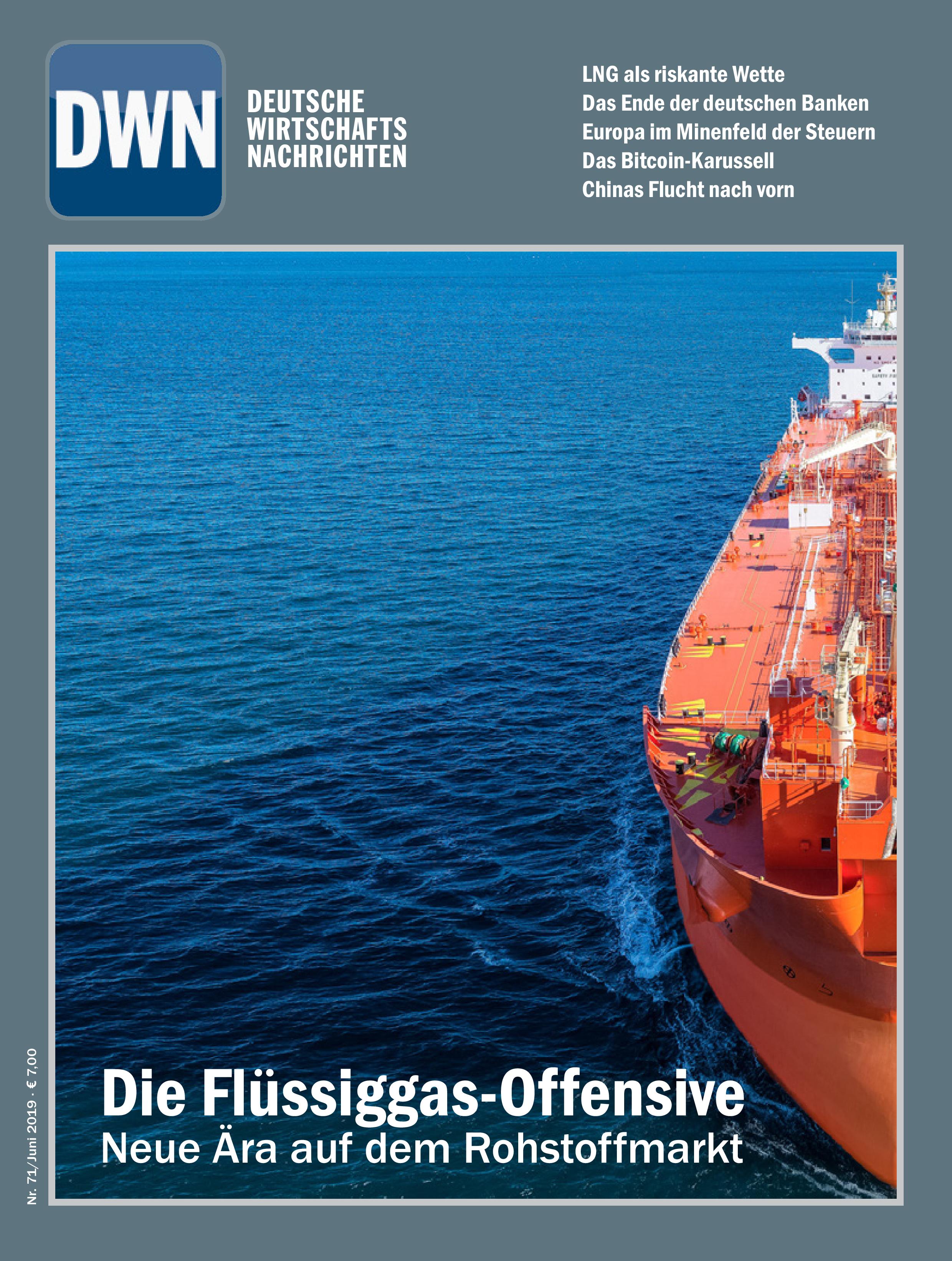 Die Flüssiggas-Offensive: Neue Ära auf dem Rohstoffmarkt, Juni 2019