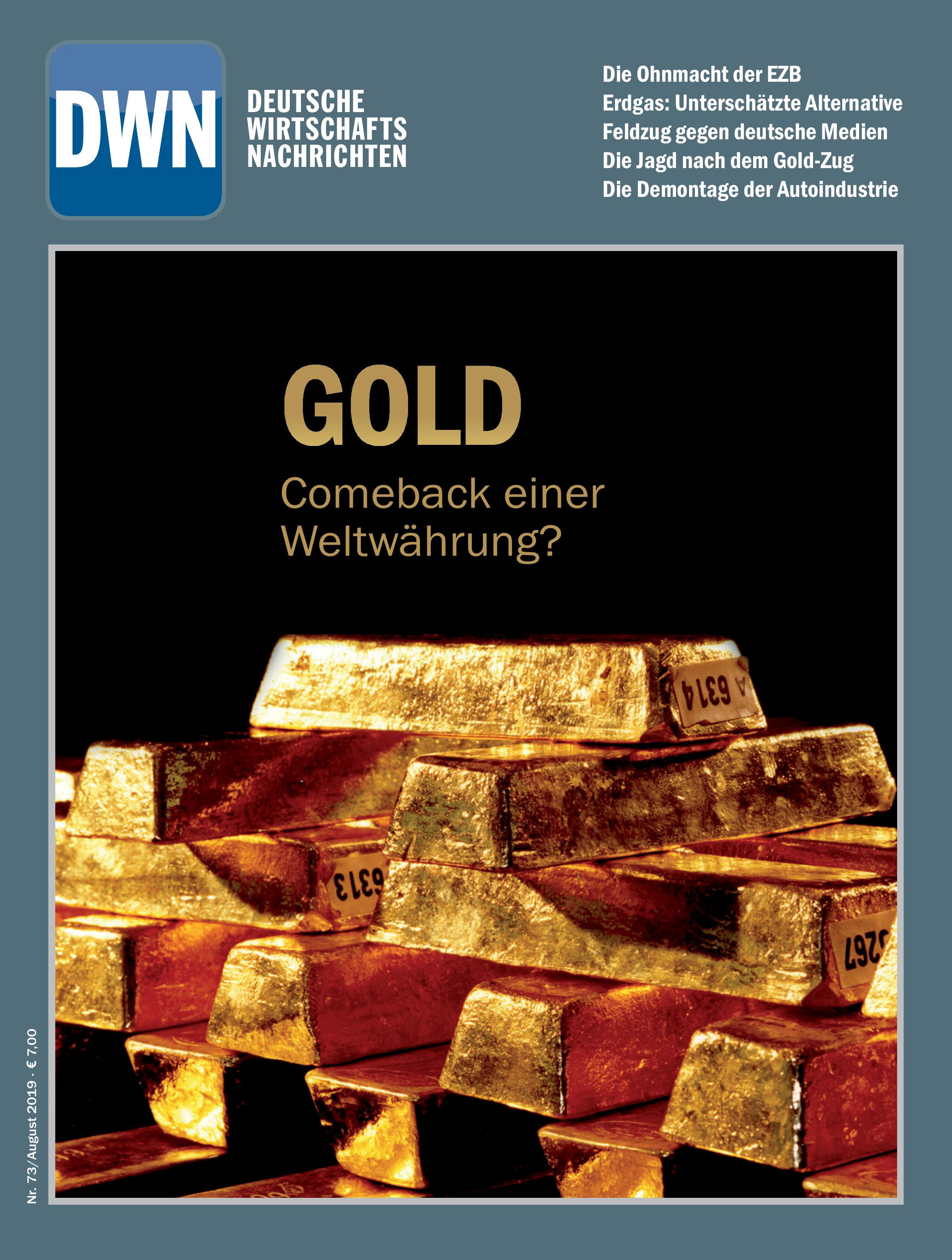 Gold: Comeback einer Weltwährung?, August 2019