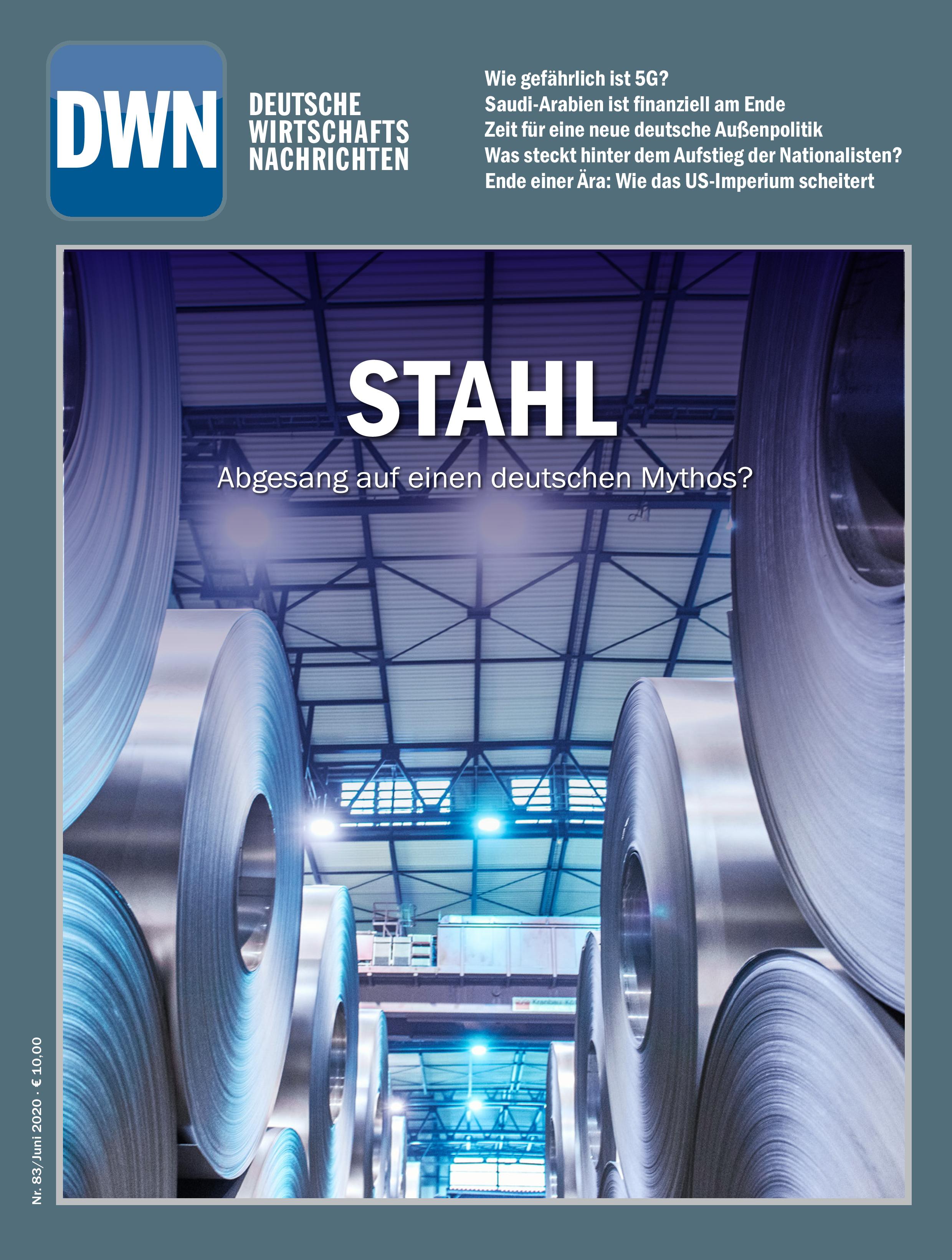 Stahl: Abgesang auf einen deutschen MYthos?, Juni 2020
