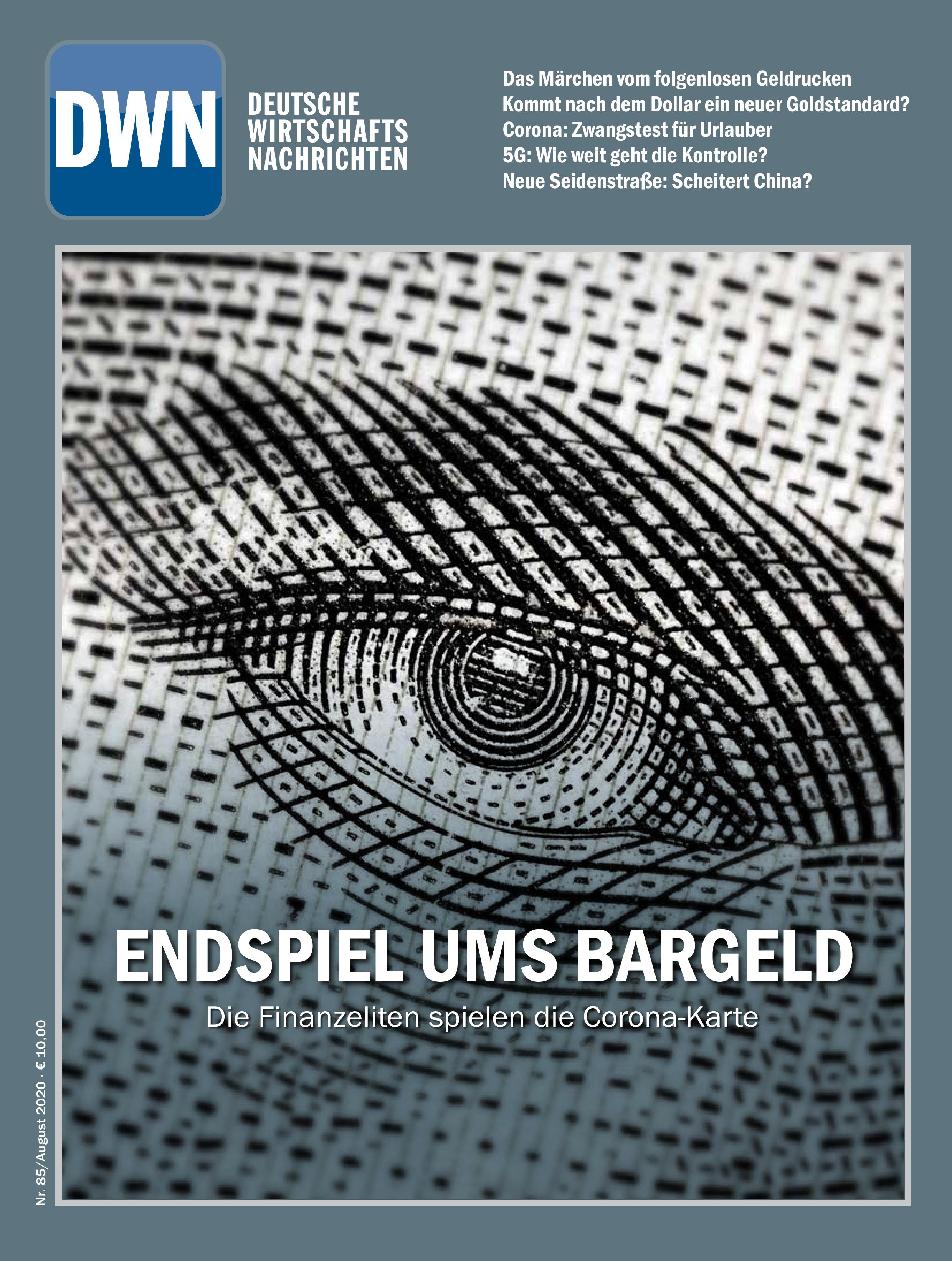 Endspiel ums Bargeld: Die Finanzeliten spielen die Corona-Karte, August 2020
