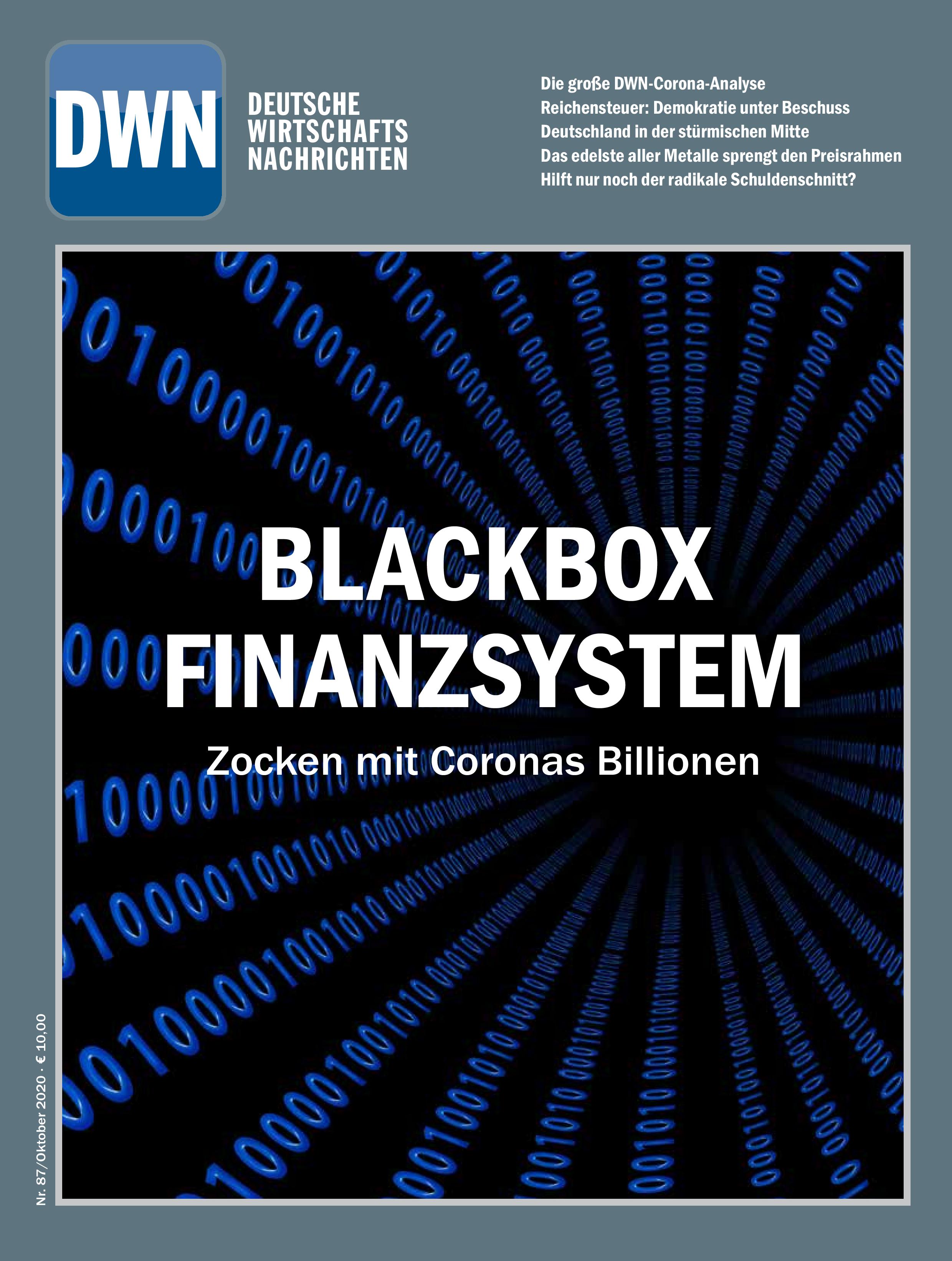 Blackbox Finanzsystem: Zocken mit Coronas Billionen, Oktober 2020
