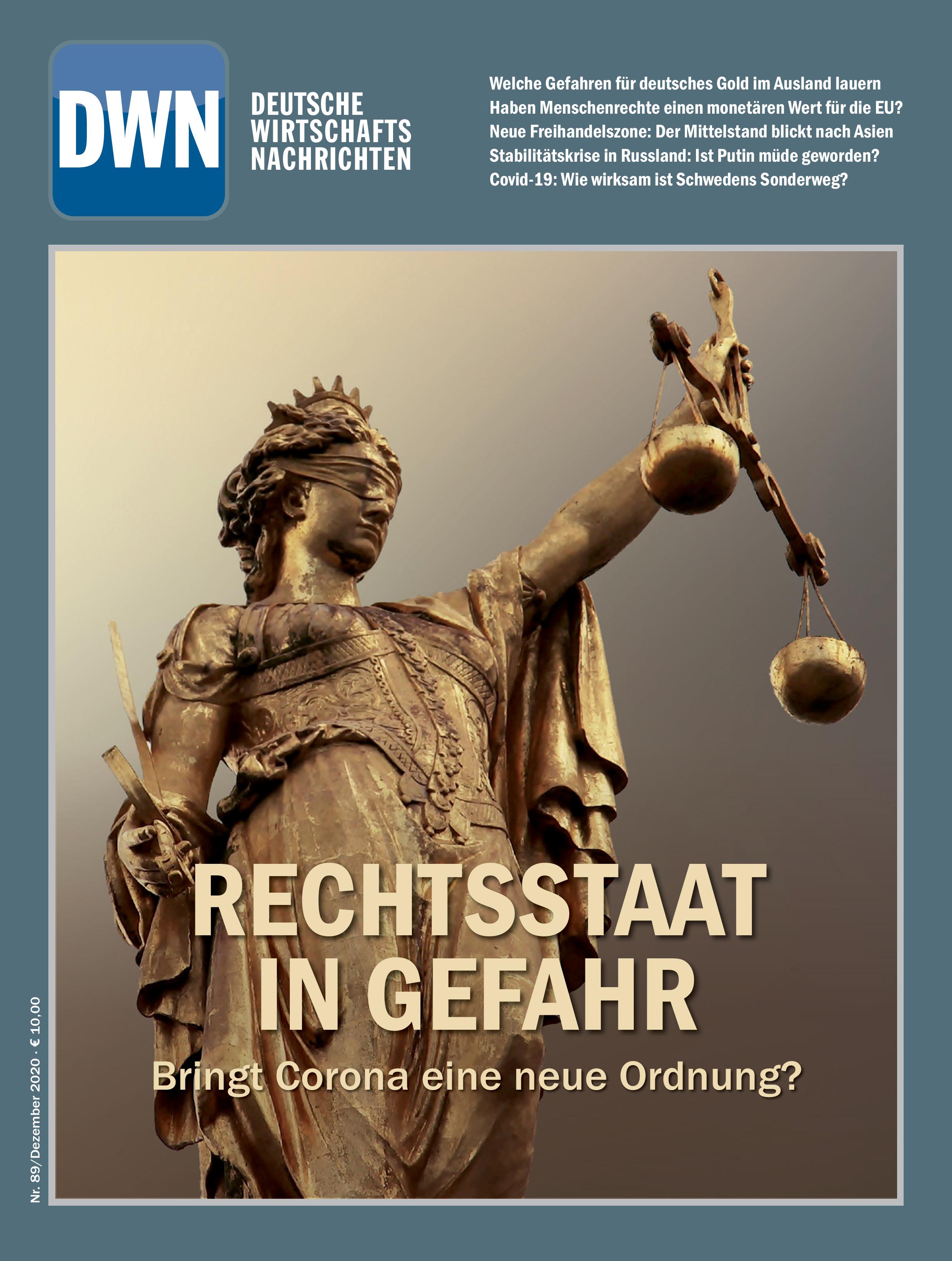Rechtsstaat in Gefahr: Bringt Corona eine neue Ordnung?, Dezember 2020