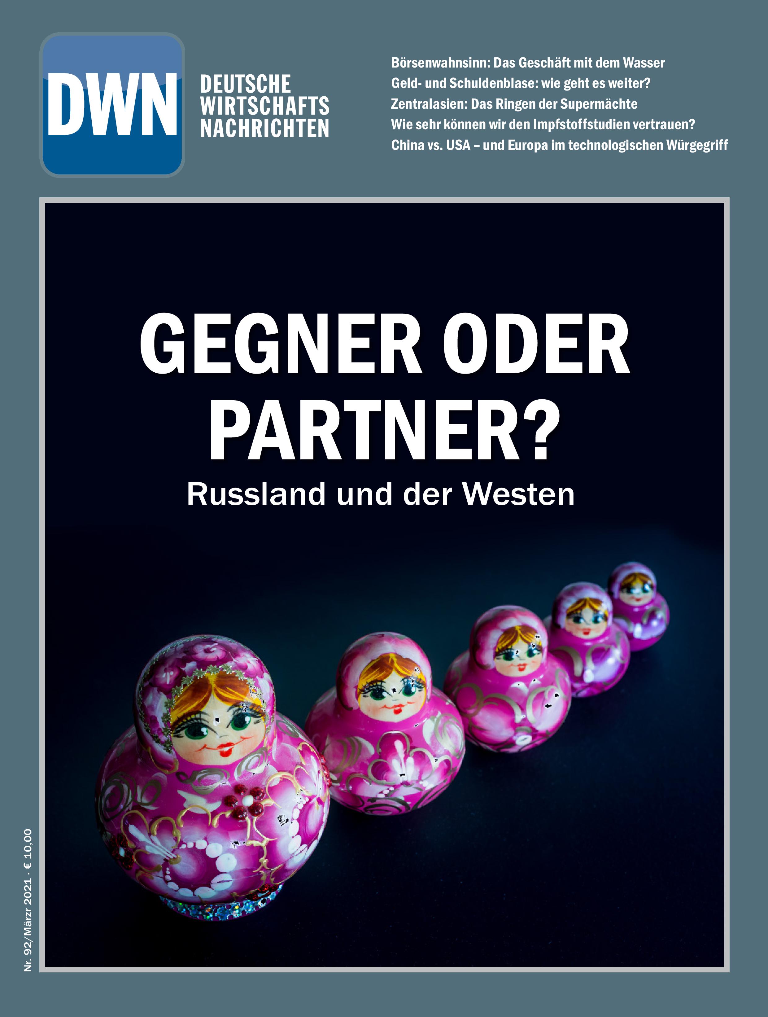 Gegner oder Partner: Russland und der Westen, März 2021