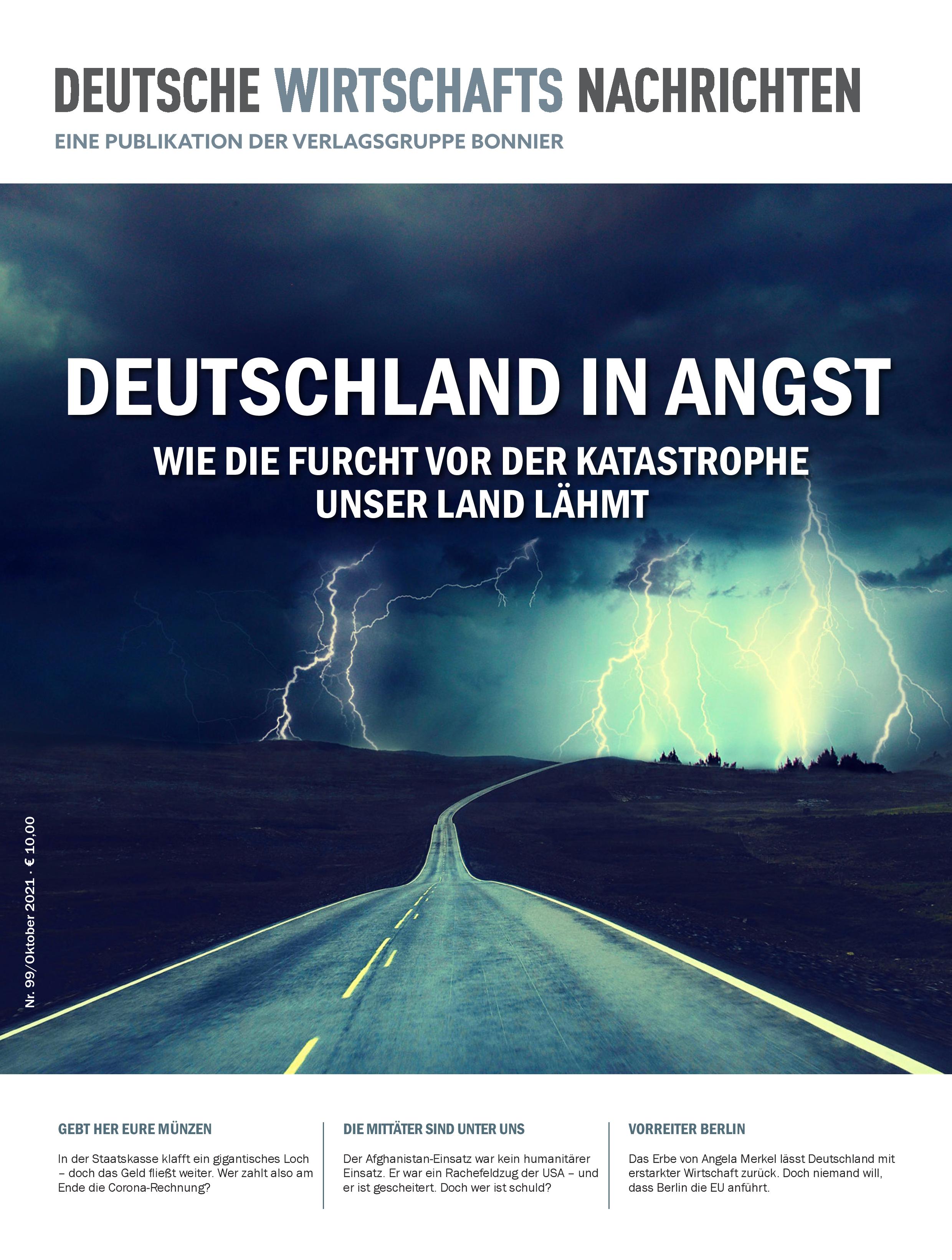 Deutschland in Angst: Wie die Furcht vor der Katastrohe unser Land lähmt, Oktober 2021