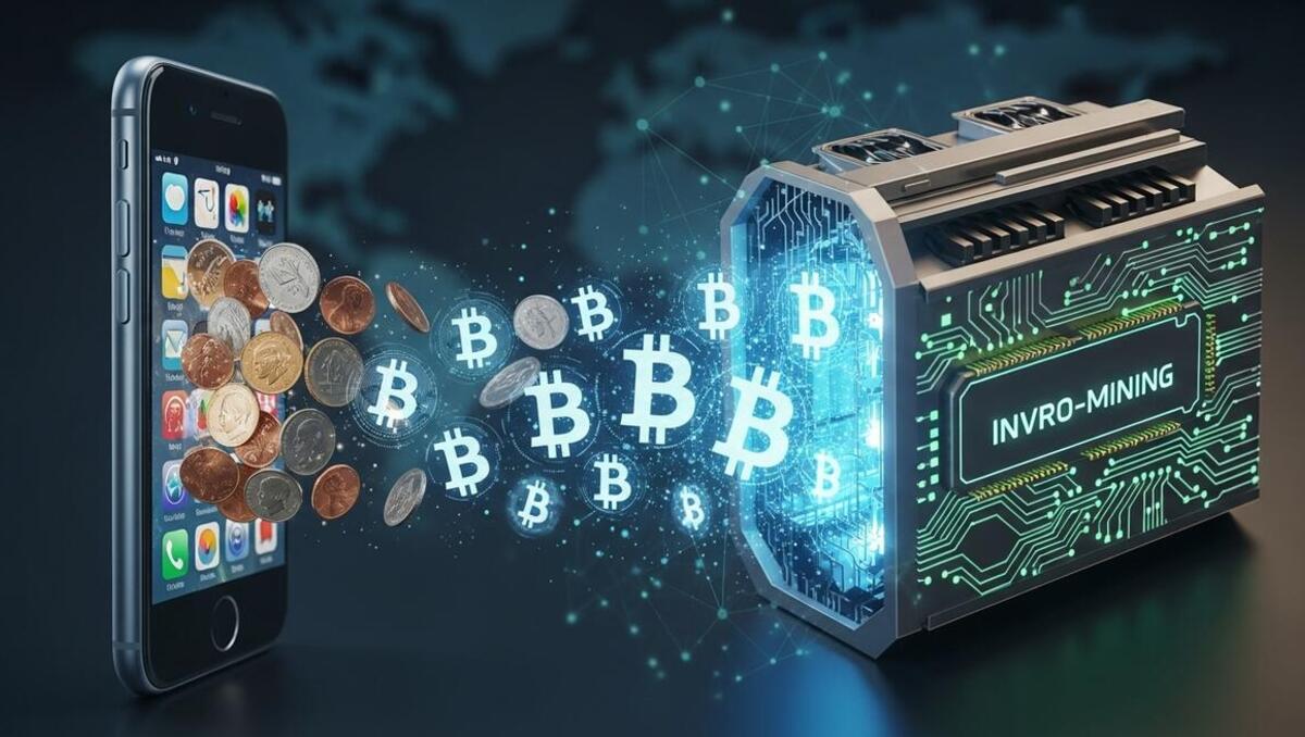 Vom Kleingeld zum echten Gewinn: Wie Invro-Mining Ihr Smartphone in eine Zukunft passiven Bitcoin-Einkommens verwandelt