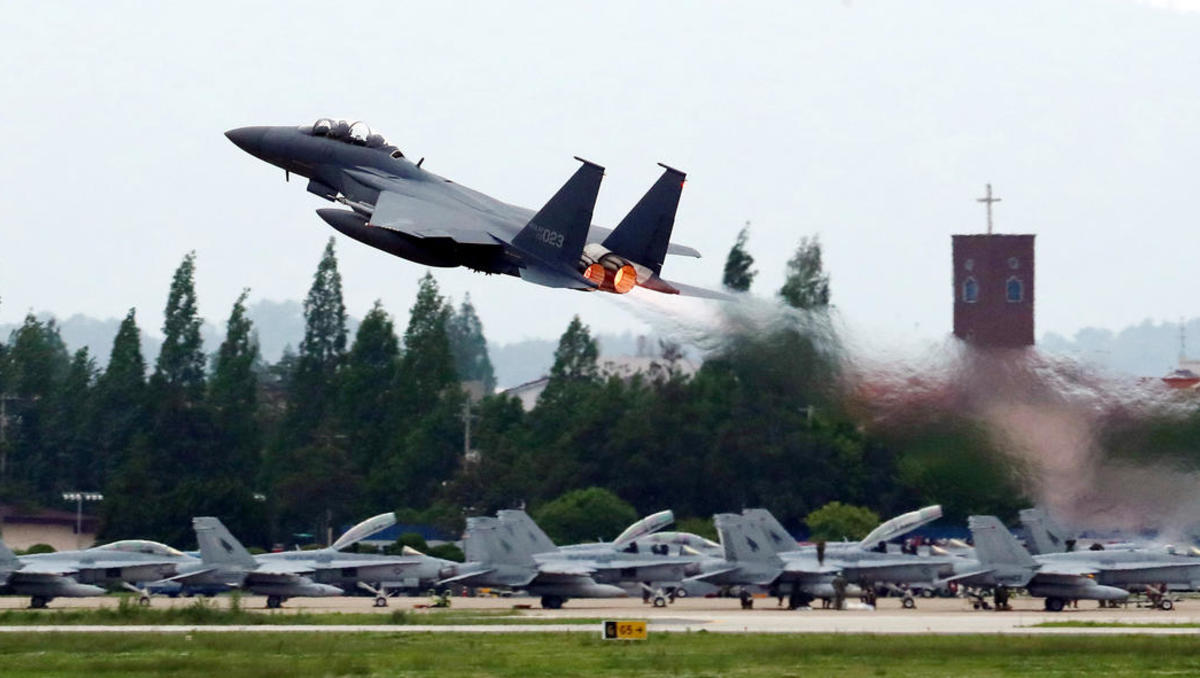 Nach Chinas Machtdemonstration: USA und Südkorea halten großes Militärmanöver ab