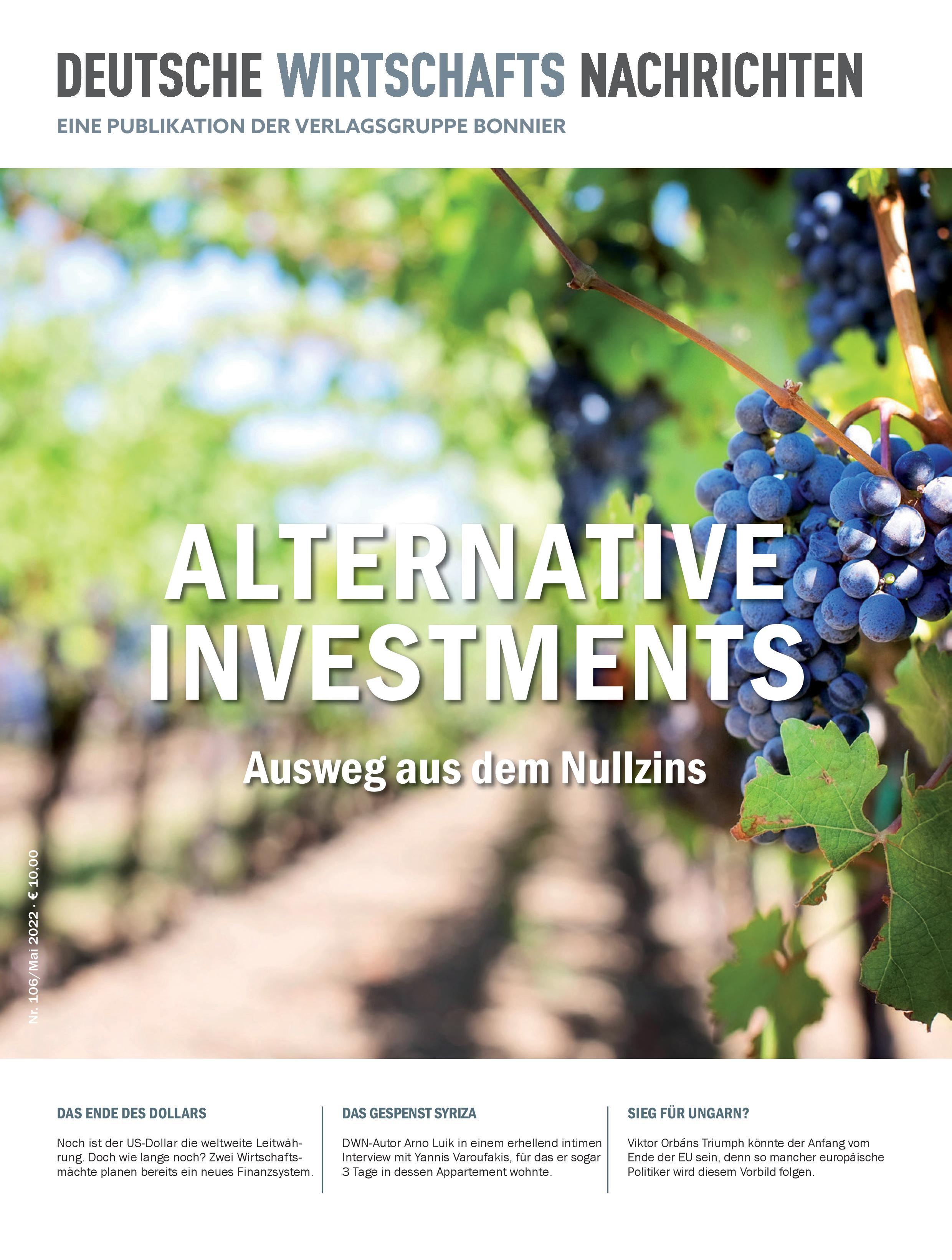 Alternative Investments: Ausweg aus dem Nullzins, Mai 2022
