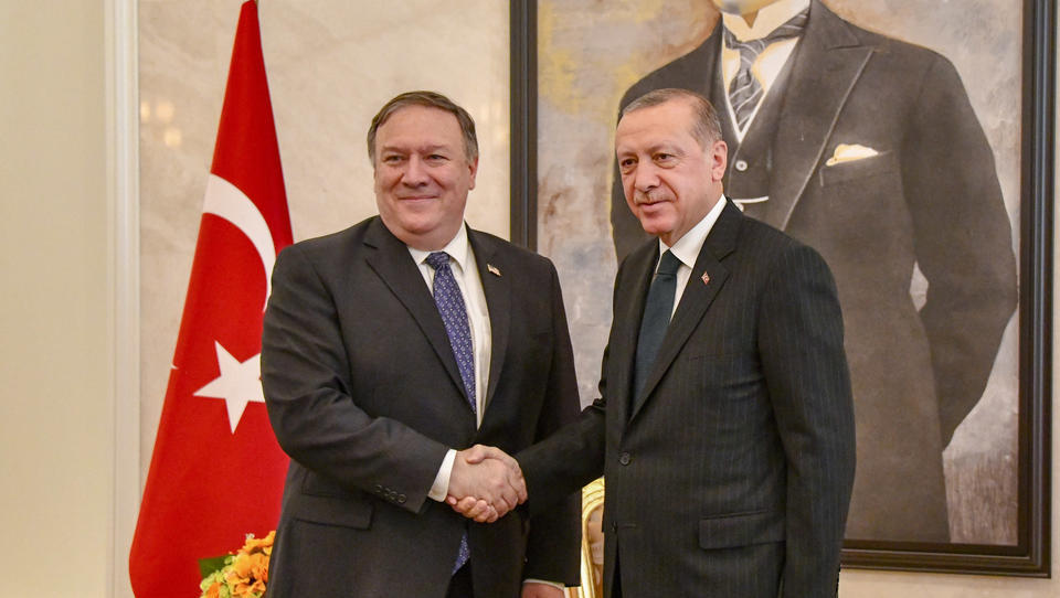 US-Außenminister Pompeo bedankt sich bei Erdogan für Corona-Hilfen