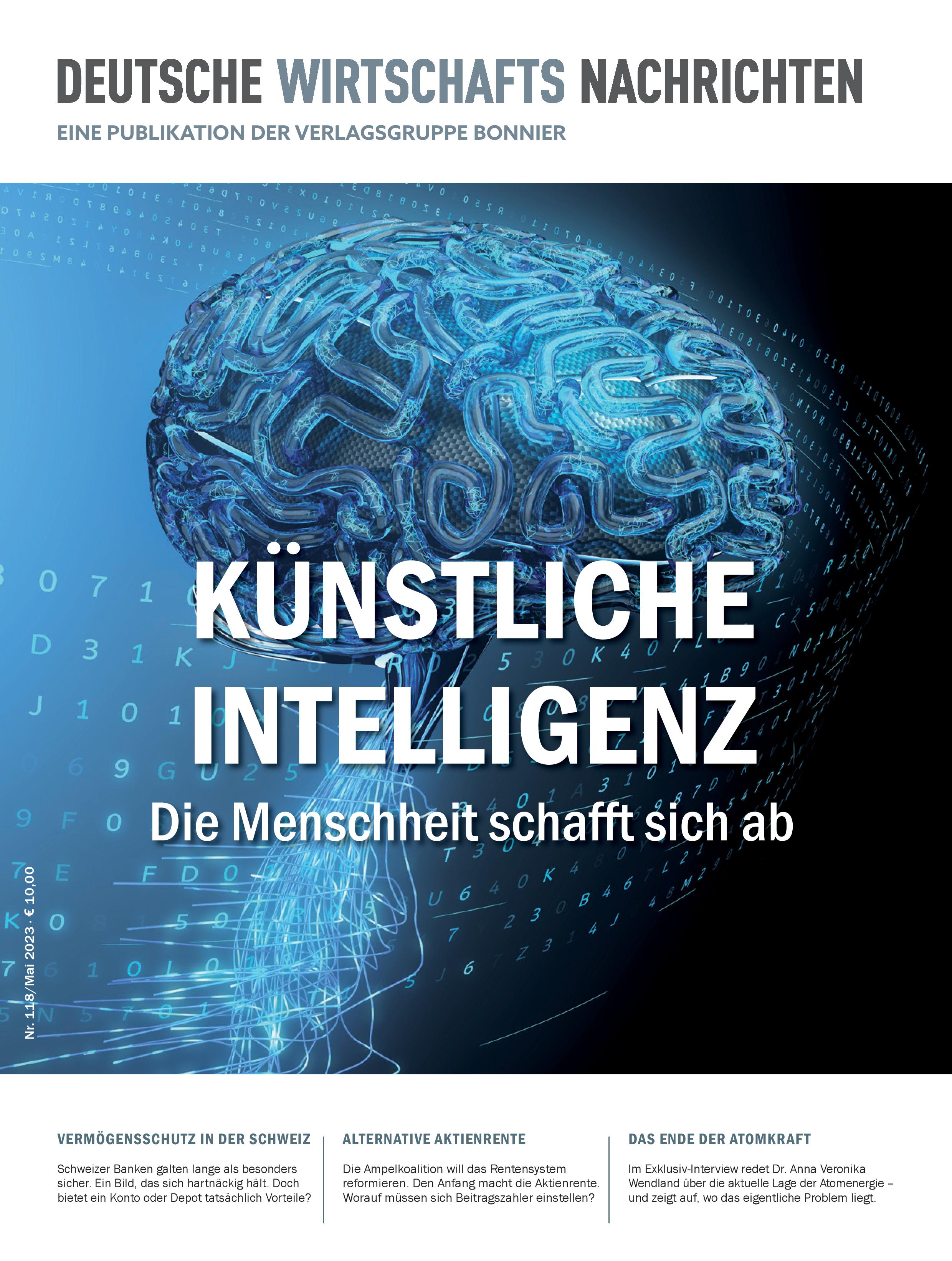 Künstliche Intelligenz: Die Menschheit schafft sich ab, Mai 2023