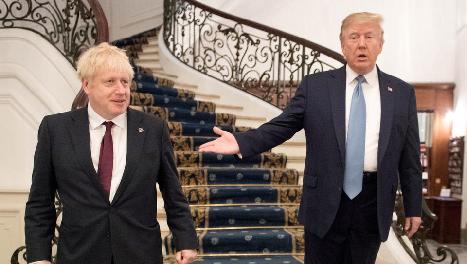 Trump maßregelt Boris Johnson wegen Huawei