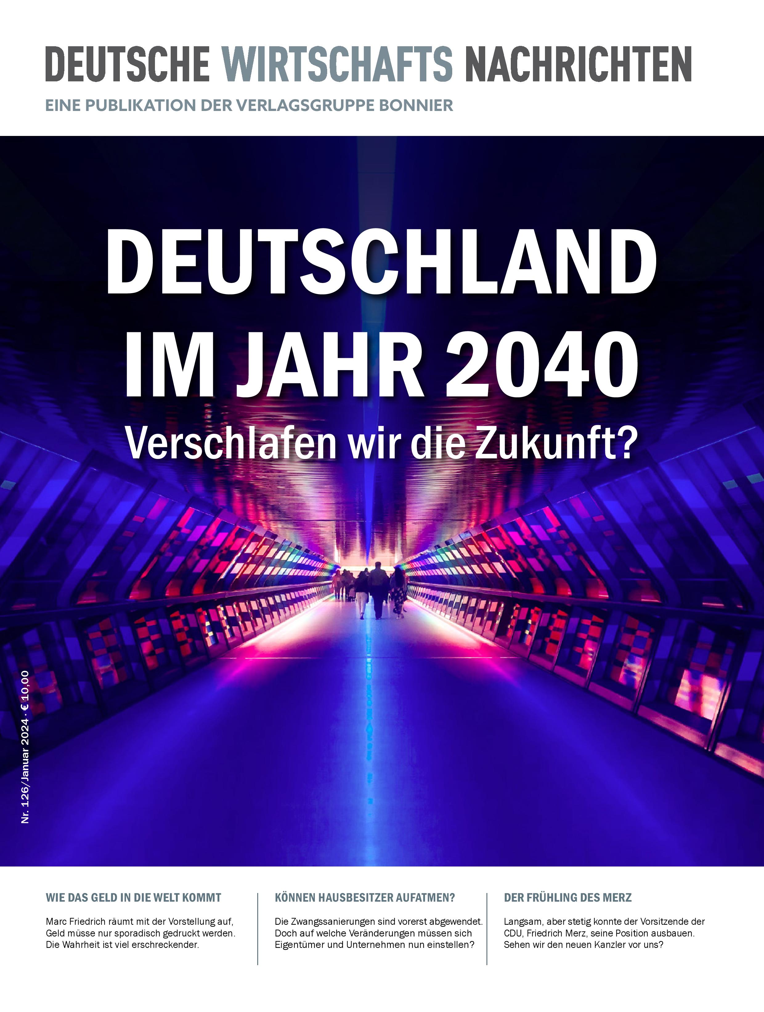 Deutschland im Jahr 2040: Verschlafen wir die Zunkunft?, Januar 2024