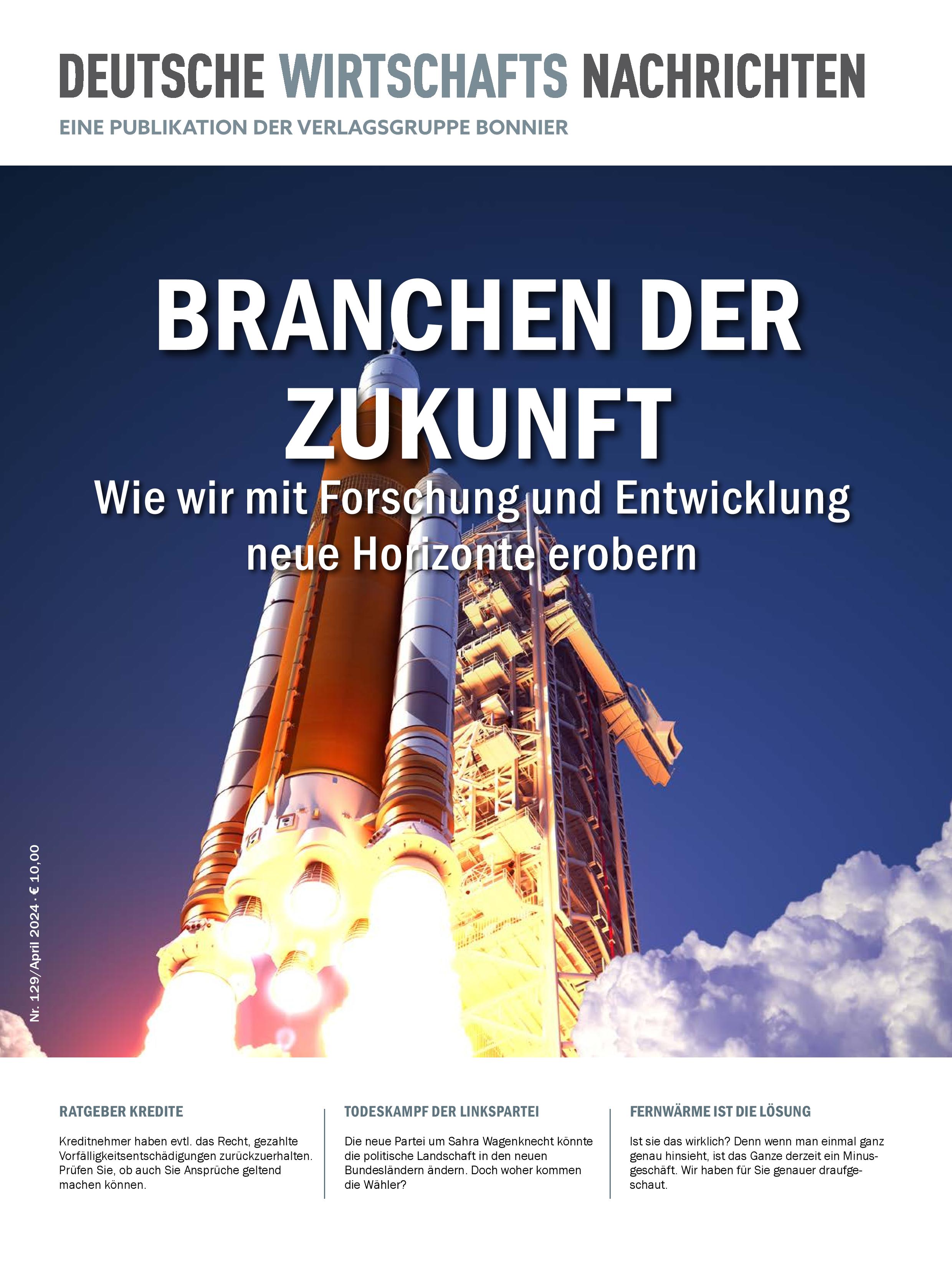 Branchen der Zukunft: Wie wir mit Forschung und Entwicklung neue Horizonte erobern, April 2024